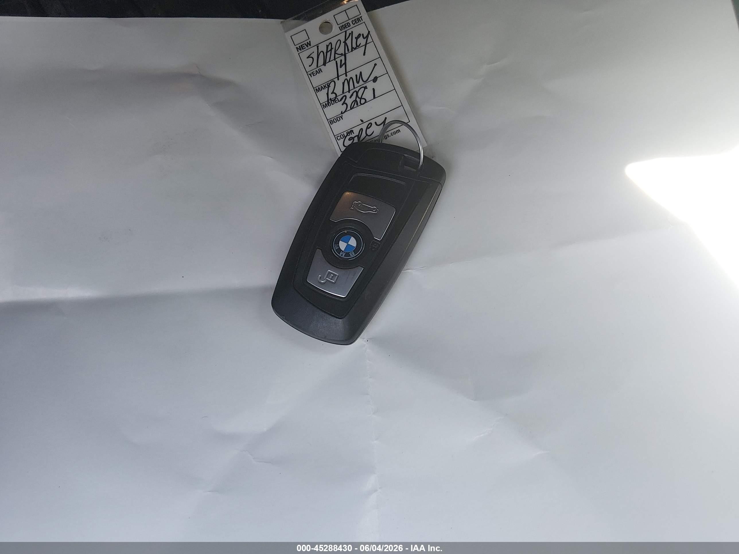 2014 Bmw 328i Xdrive Серый vin: WBA3G7C55EKN37996