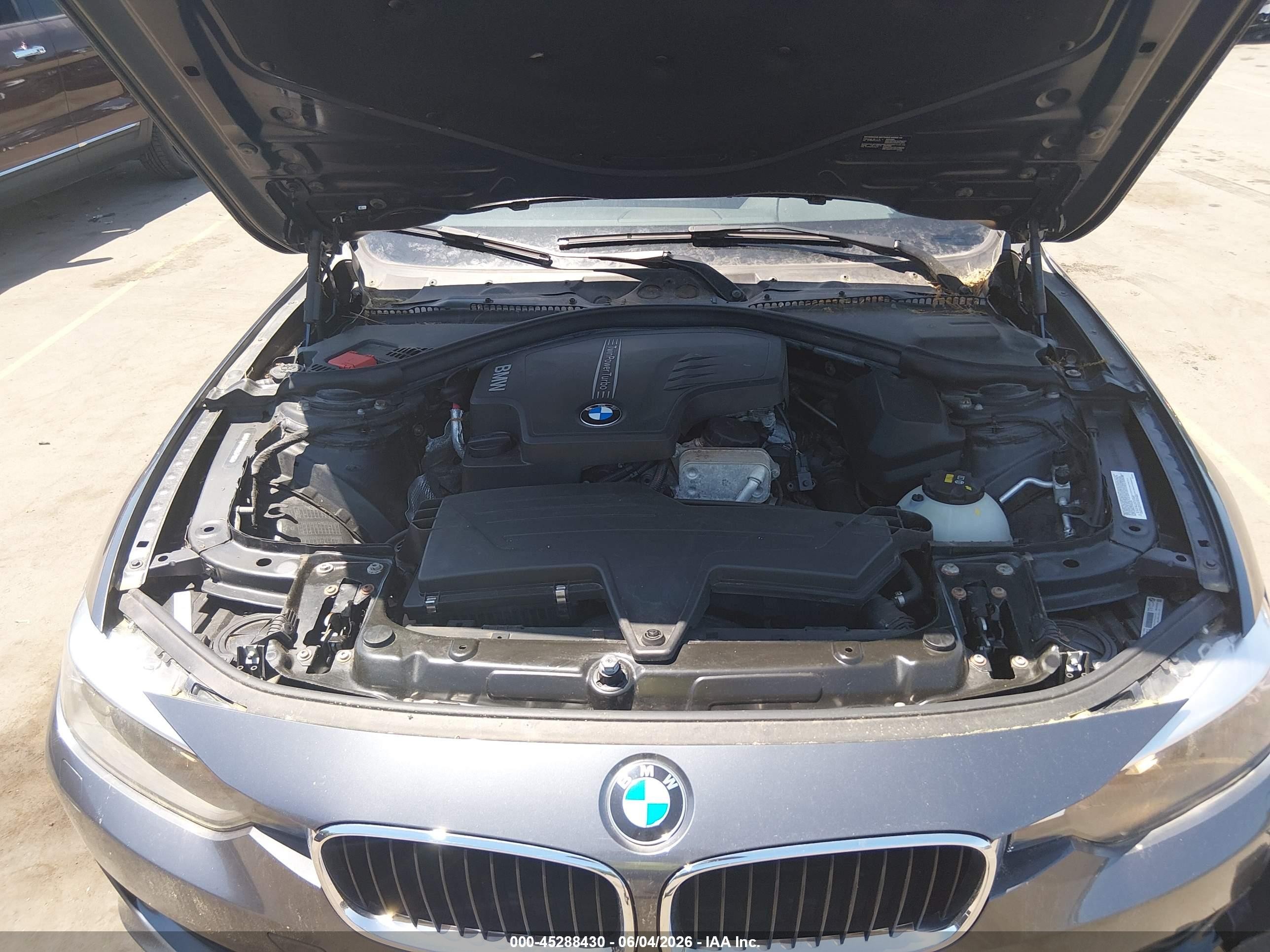 2014 Bmw 328i Xdrive Серый vin: WBA3G7C55EKN37996