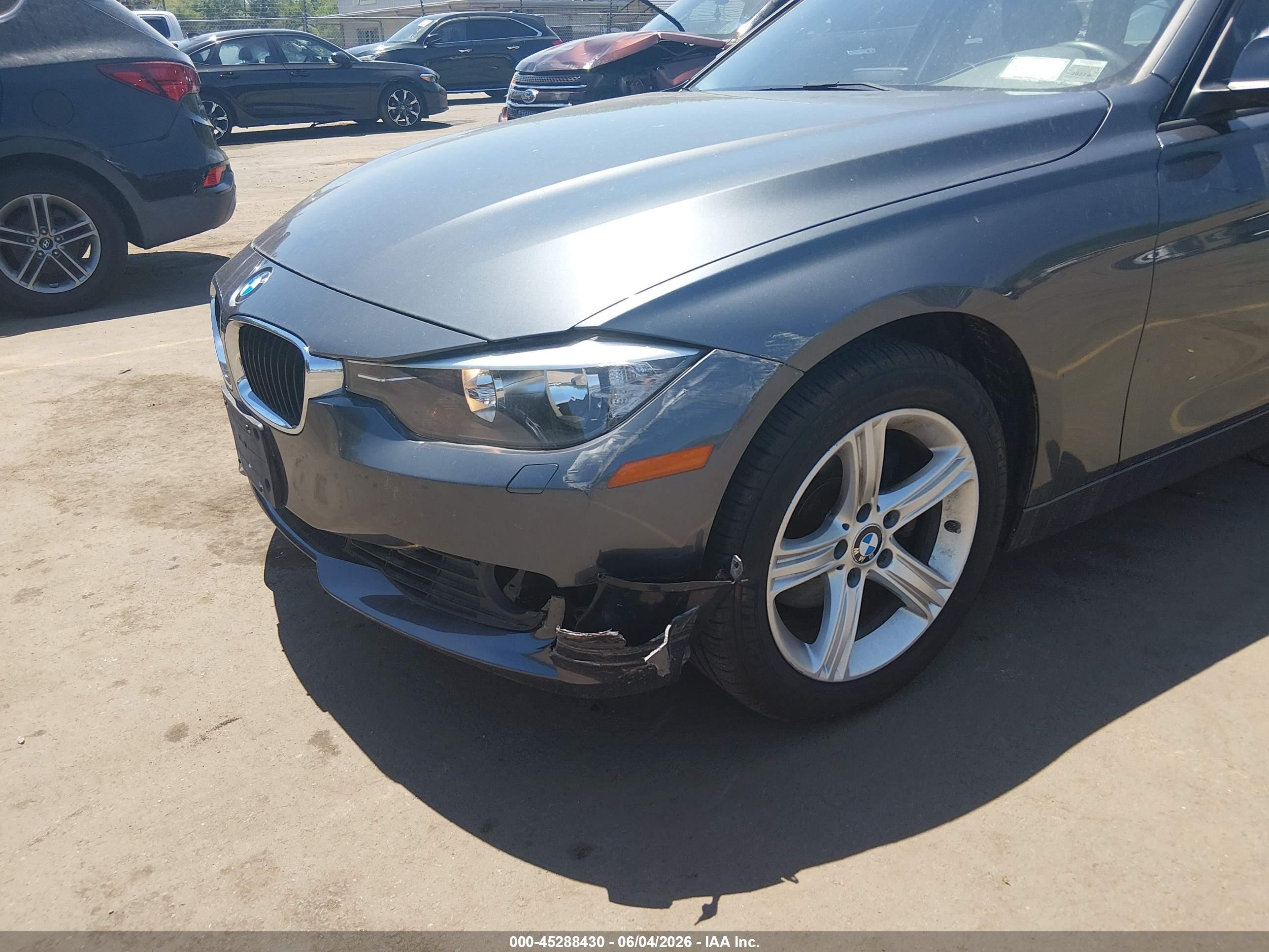 2014 Bmw 328i Xdrive Серый vin: WBA3G7C55EKN37996
