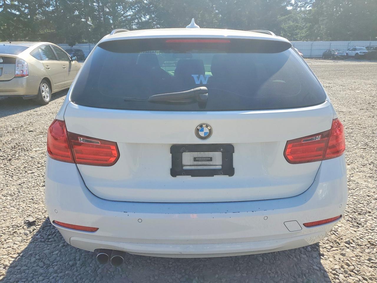 2015 Bmw 328 Xi White vin: WBA3G7C56FK481035