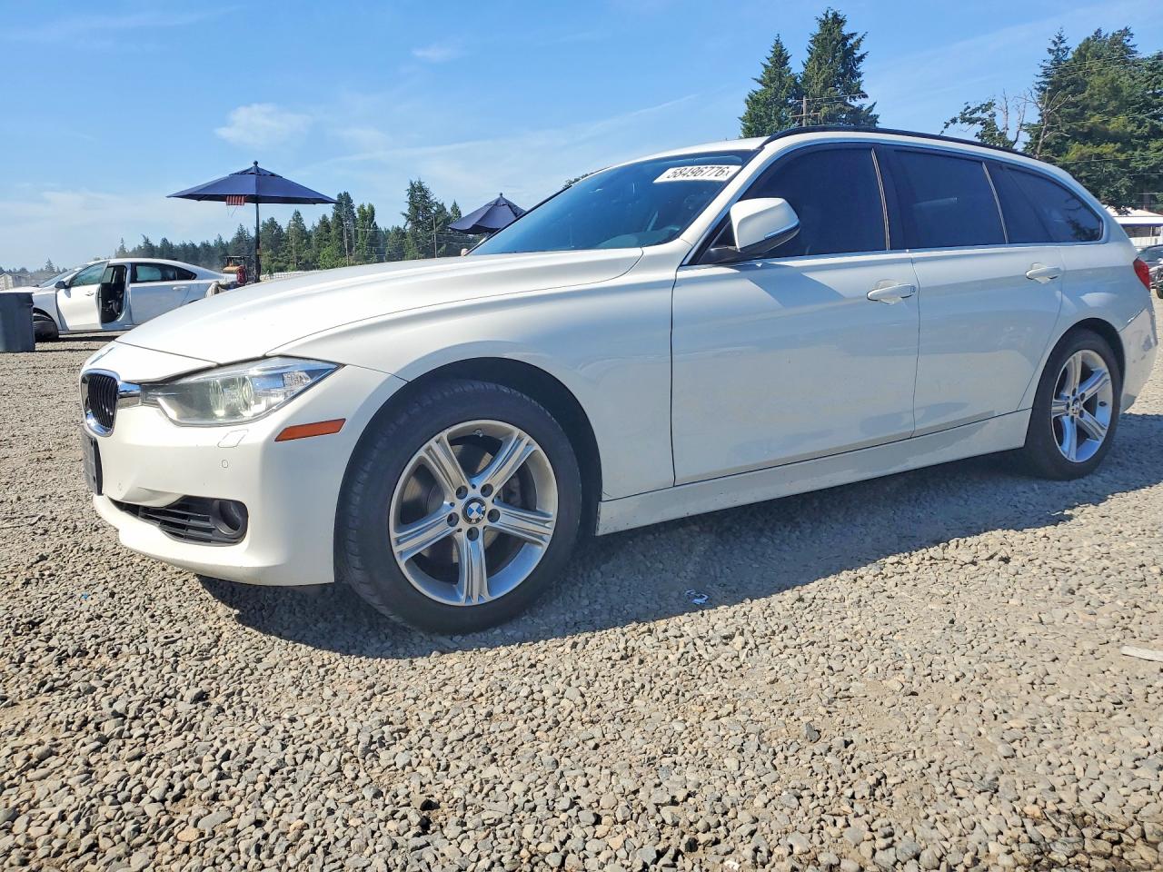 2015 Bmw 328 Xi White vin: WBA3G7C56FK481035