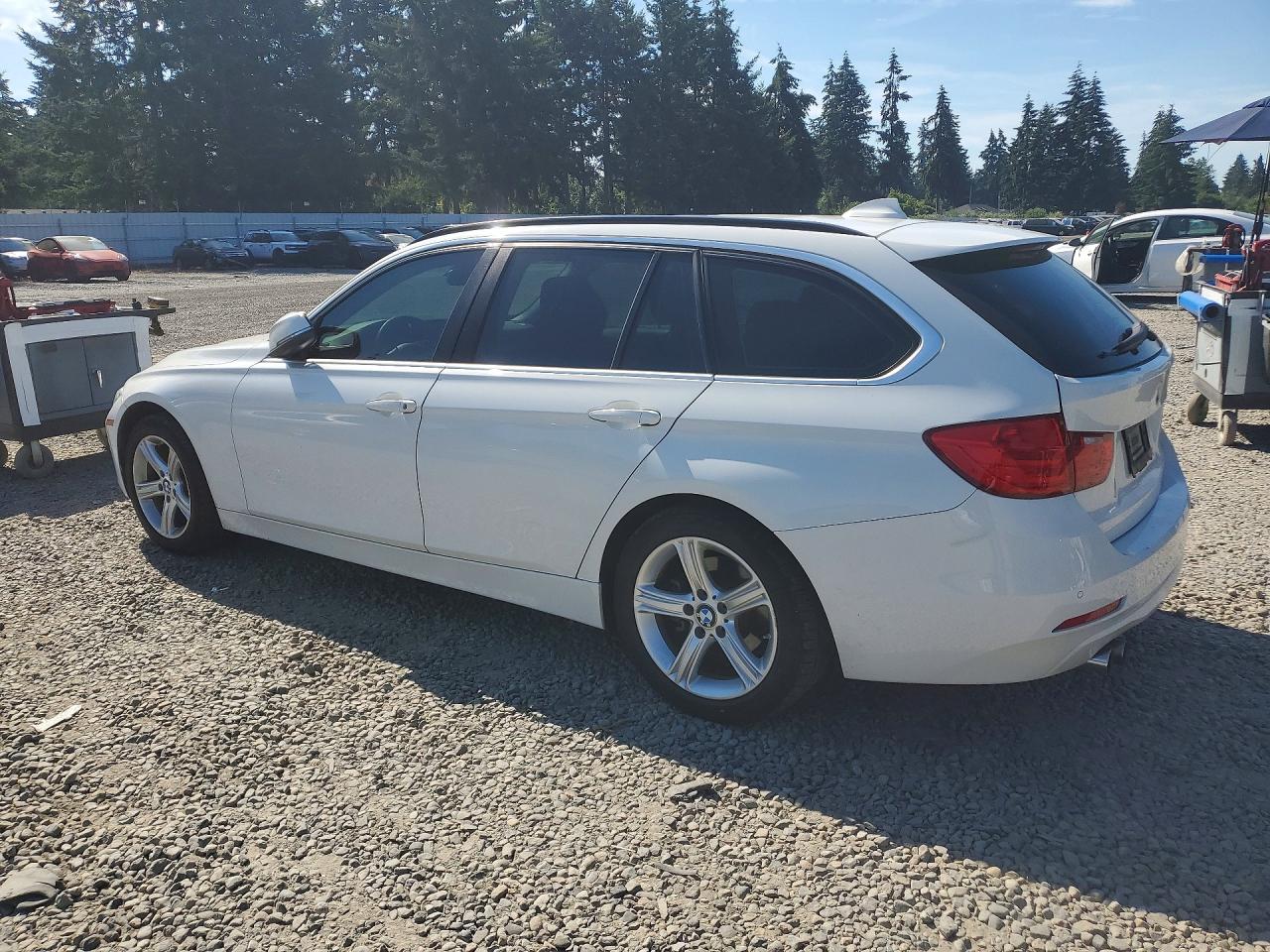 2015 Bmw 328 Xi White vin: WBA3G7C56FK481035