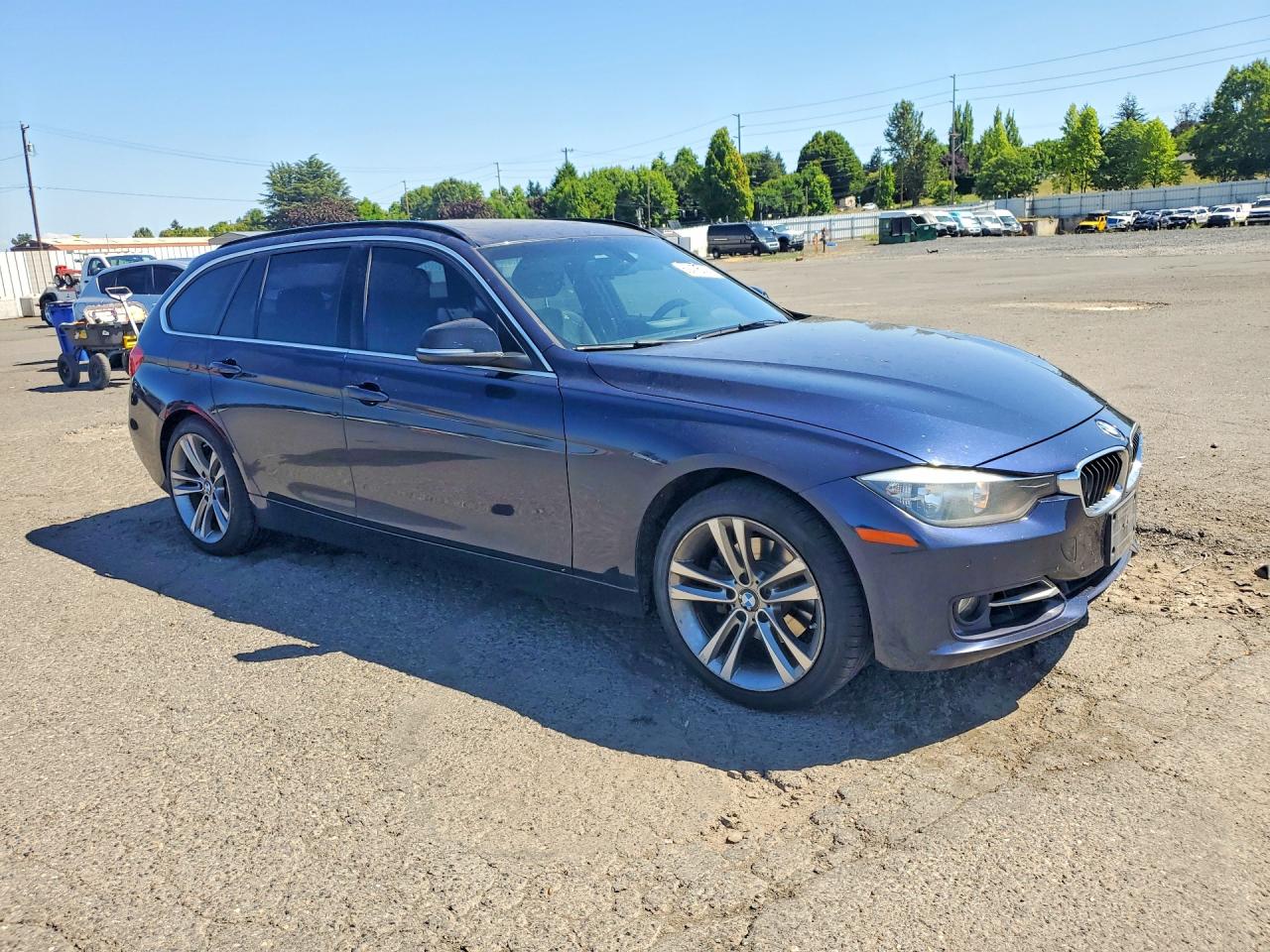 2015 Bmw 328 Xi Blue vin: WBA3G7C59FK297899