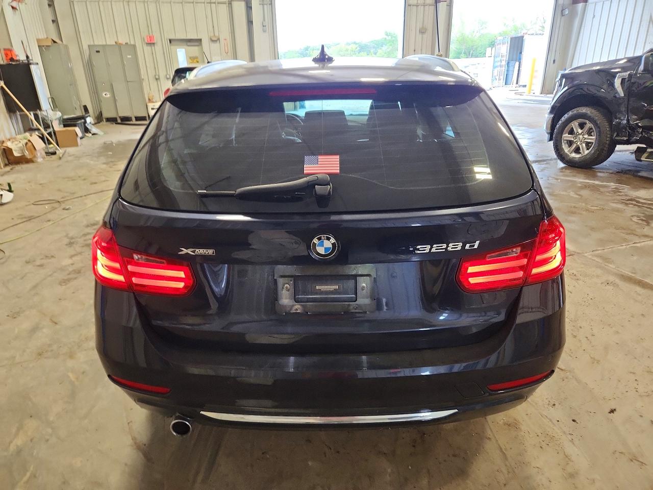 2014 Bmw 328 D Xdrive Blue vin: WBA3K5C52EKT33577