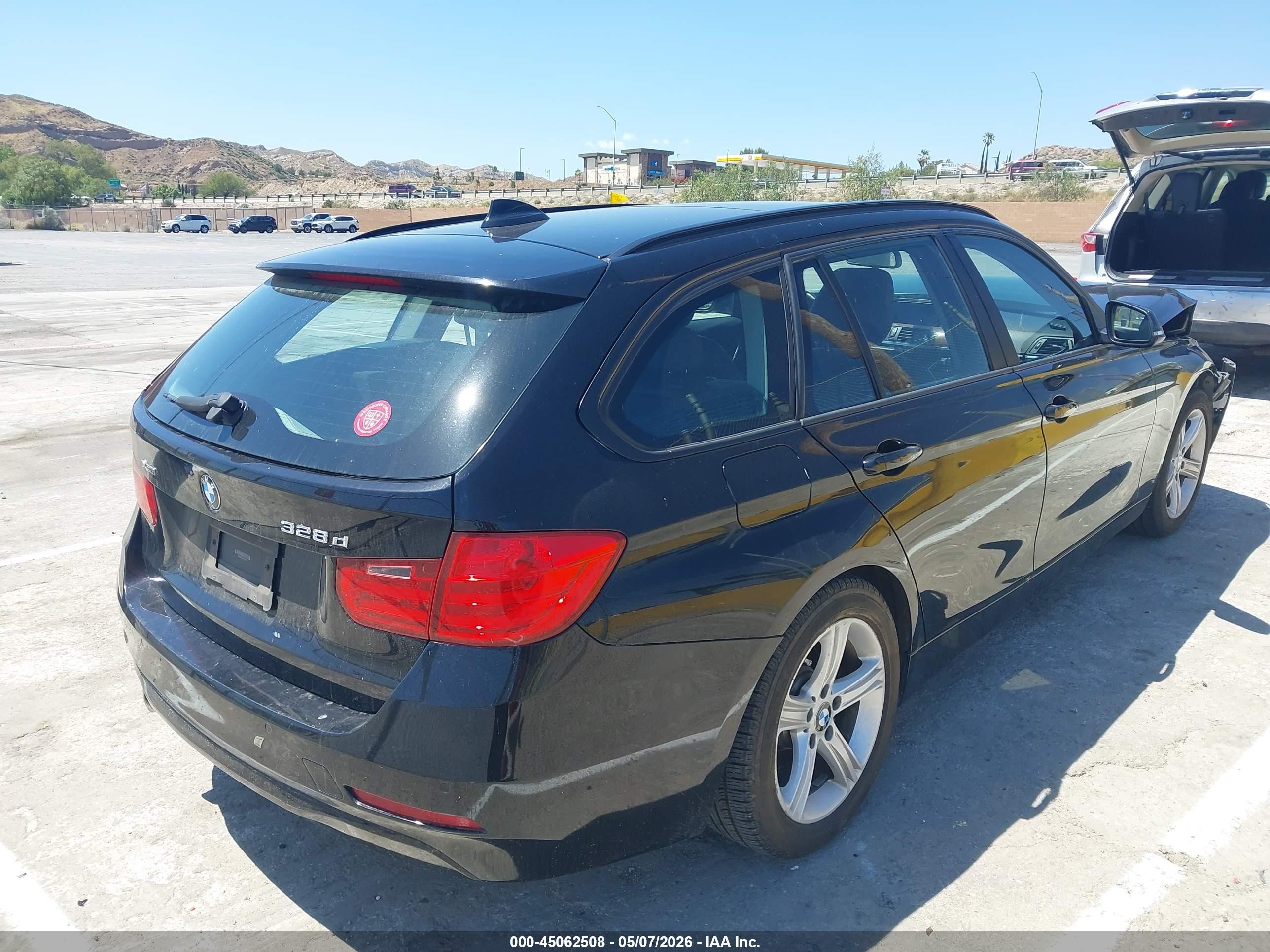 2014 Bmw 328d Xdrive Black vin: WBA3K5C54EK300256