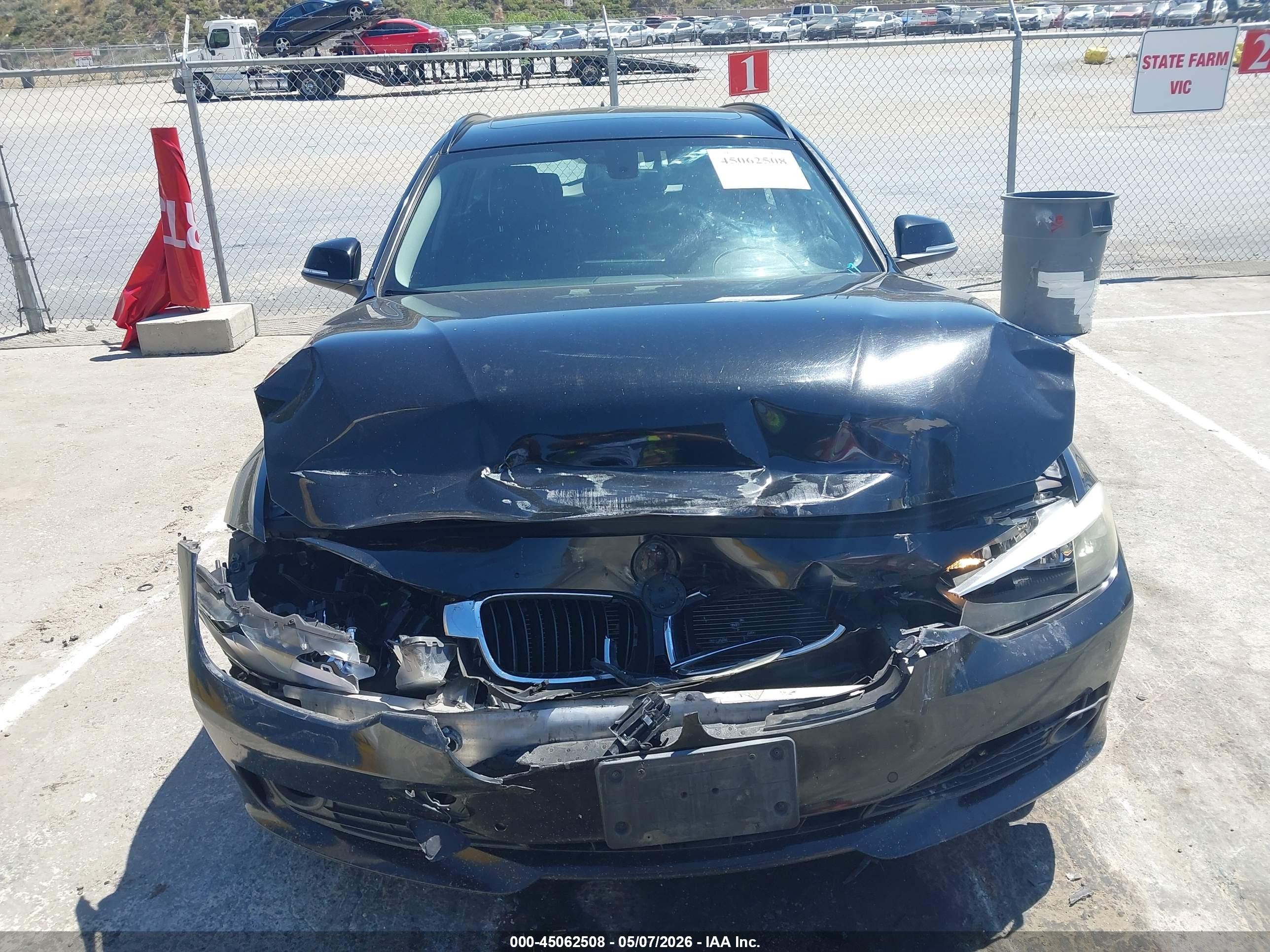2014 Bmw 328d Xdrive Black vin: WBA3K5C54EK300256