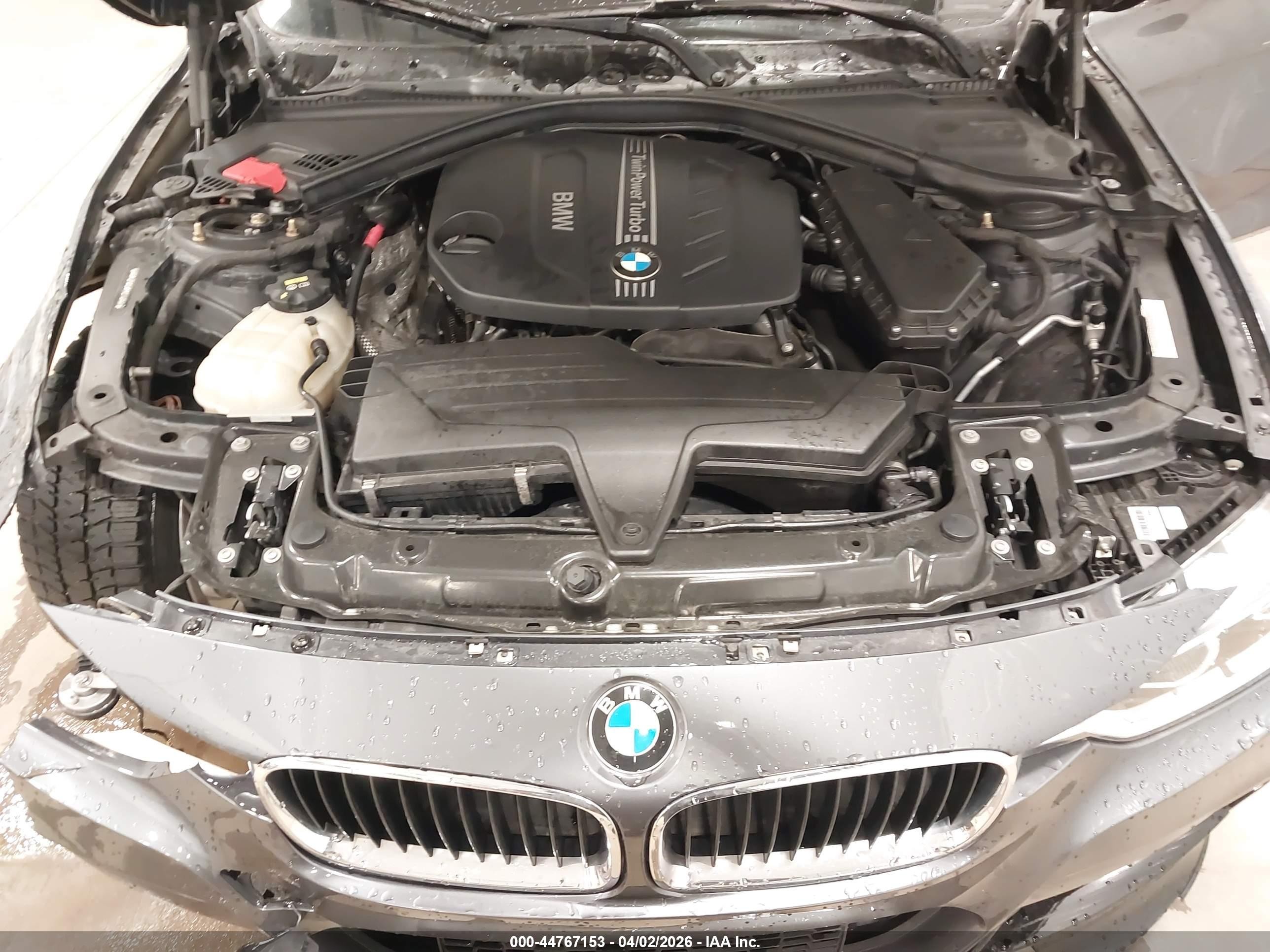 2014 Bmw 328d Xdrive Gray vin: WBA3K5C57EKT33851