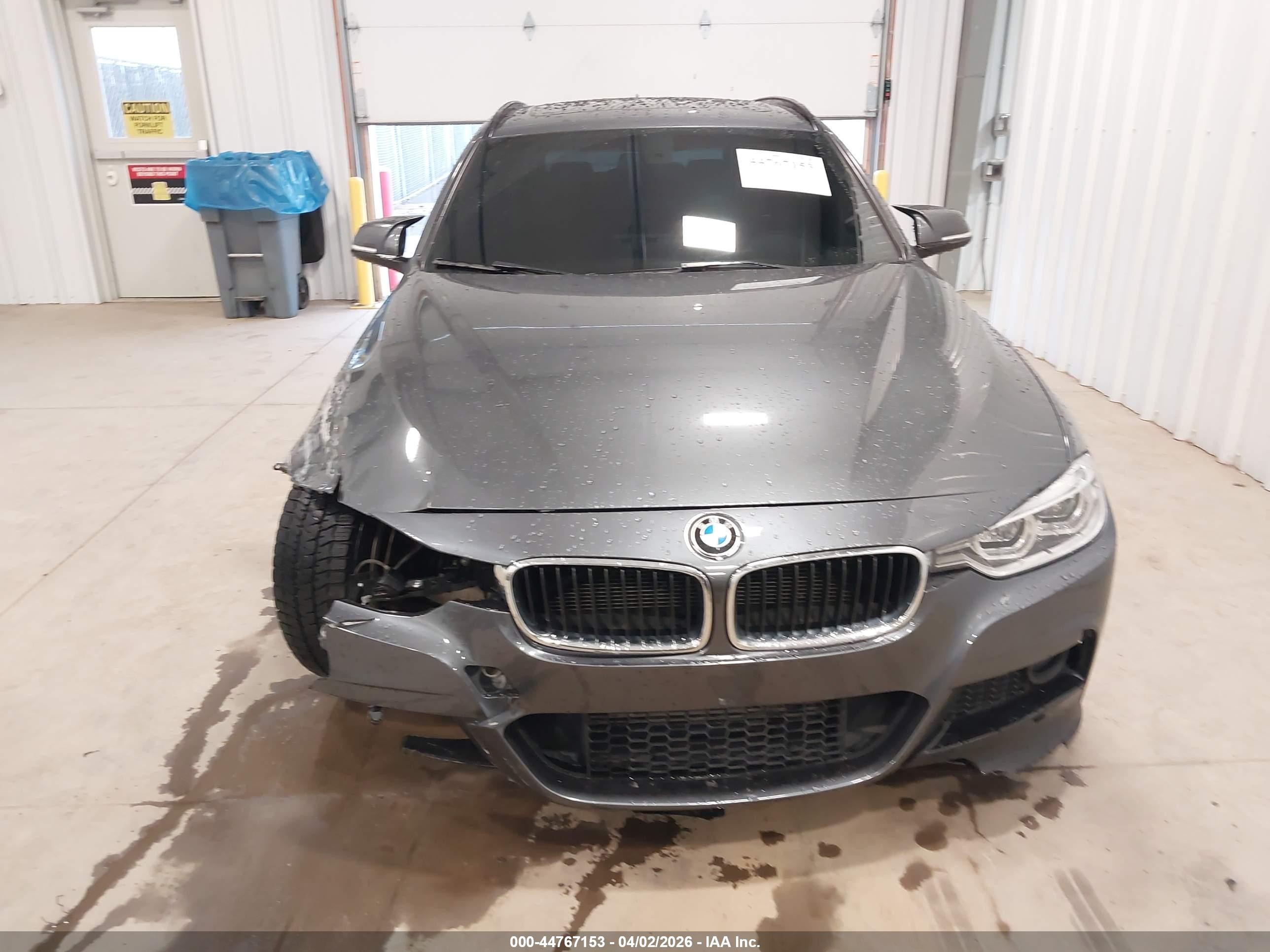 2014 Bmw 328d Xdrive Gray vin: WBA3K5C57EKT33851