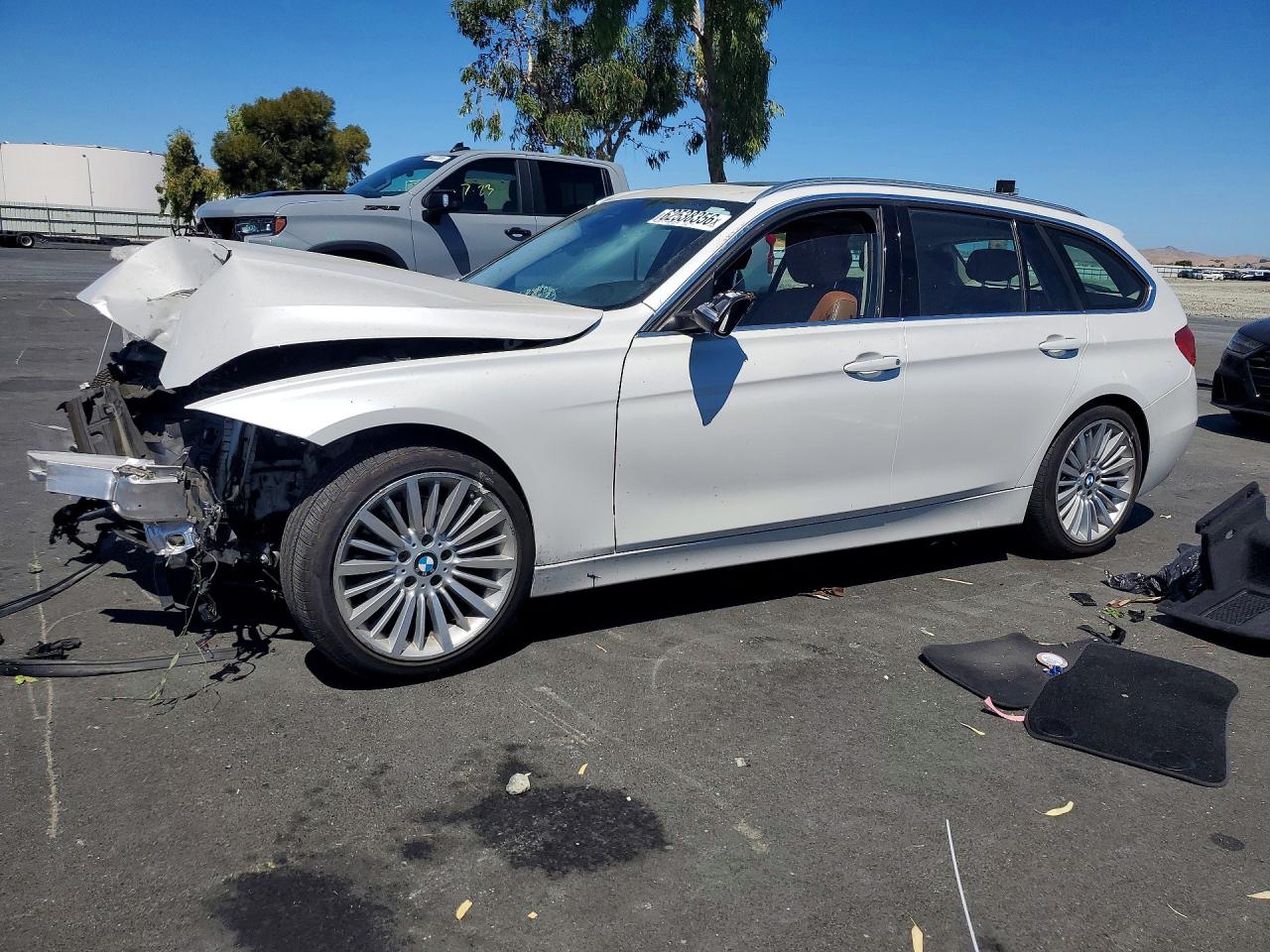 2014 Bmw 328 D Xdrive White vin: WBA3K5C58EKT33602