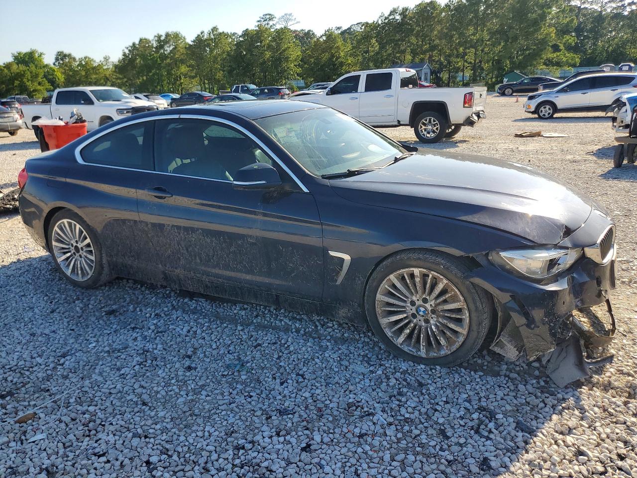 2014 Bmw 428 I Синий vin: WBA3N3C50EK231044
