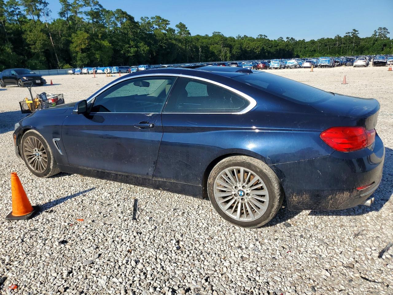 2014 Bmw 428 I Синий vin: WBA3N3C50EK231044