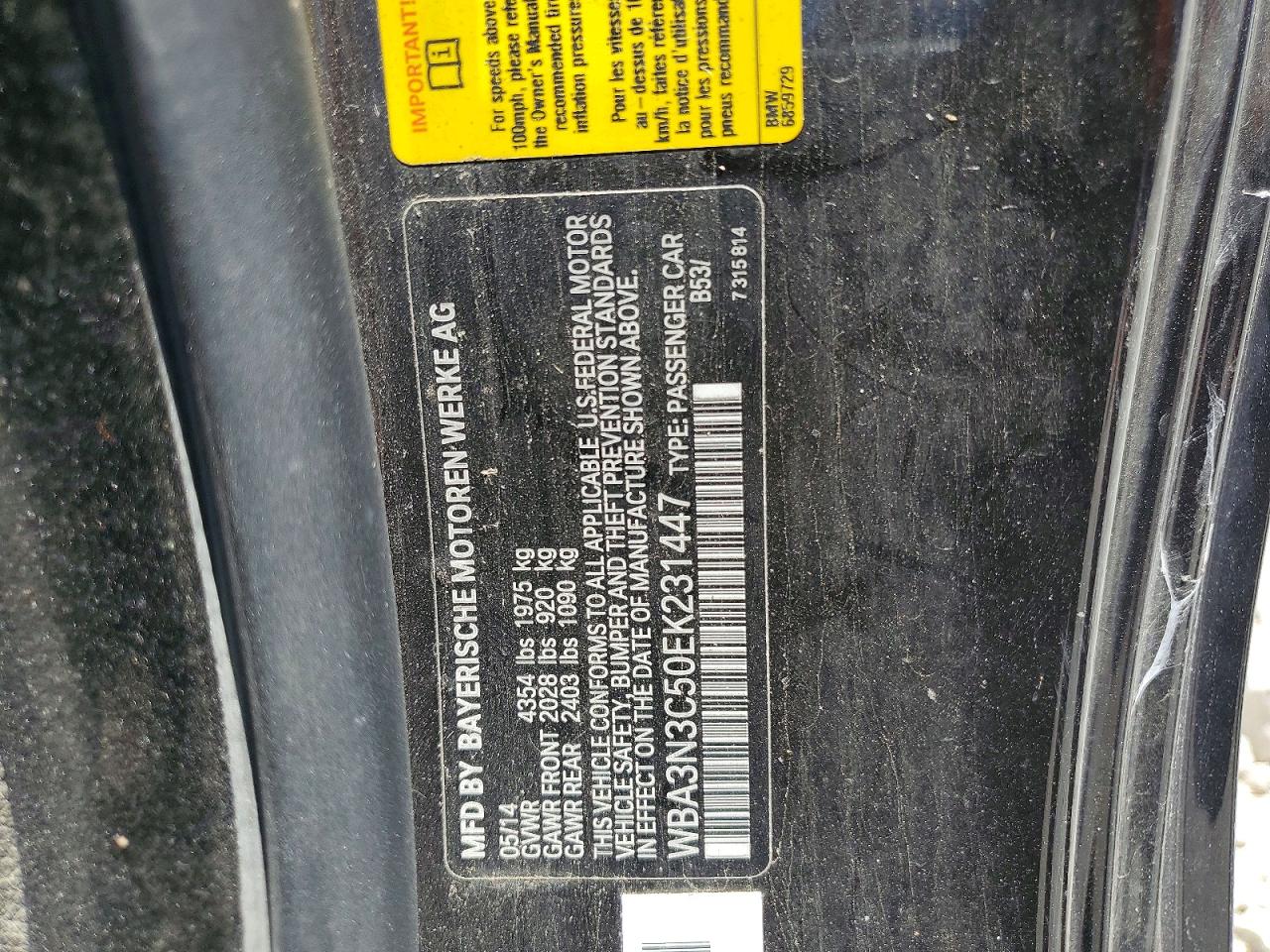 2014 Bmw 428 I Black vin: WBA3N3C50EK231447