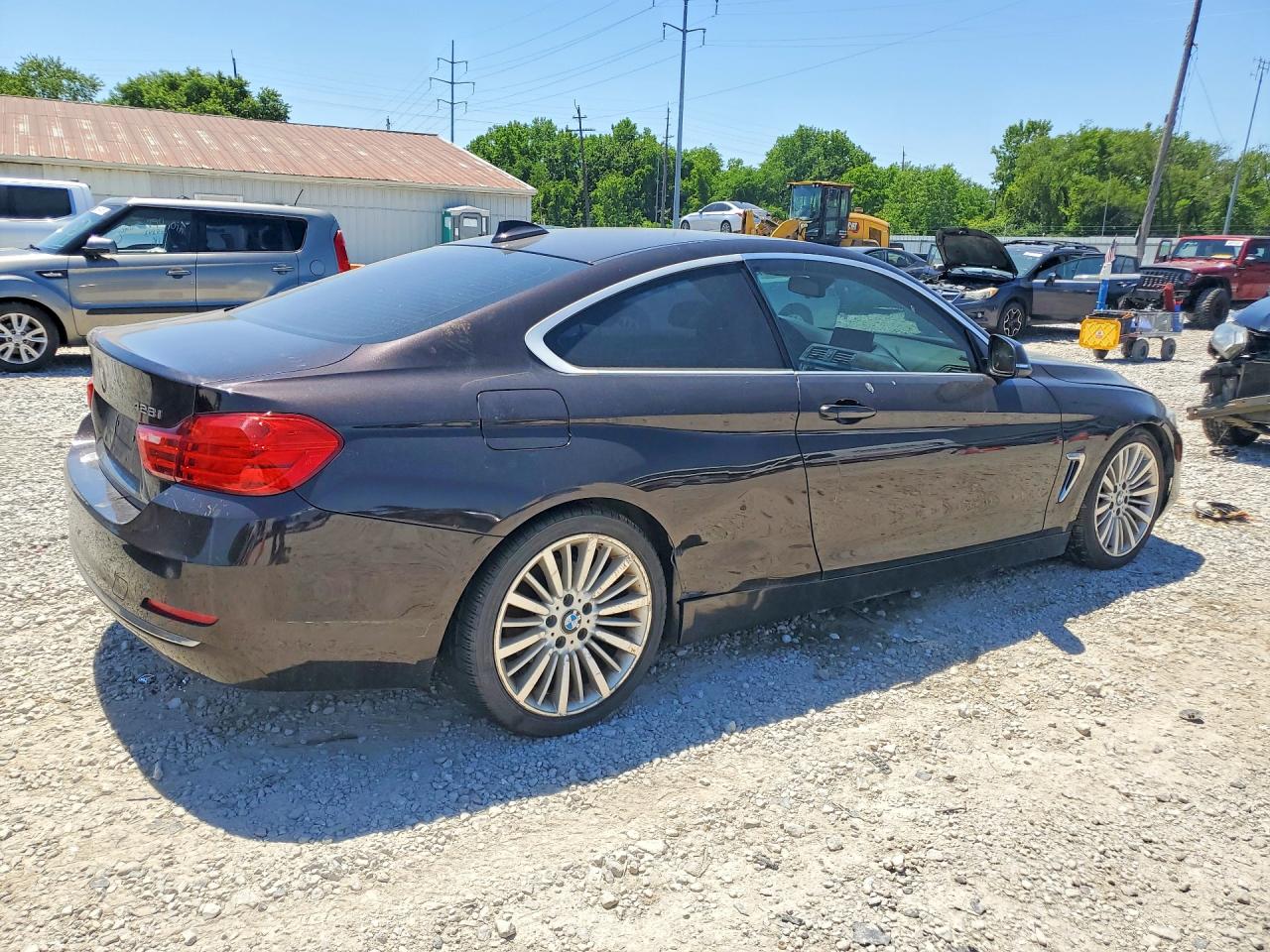 2014 Bmw 428 I Black vin: WBA3N3C50EK231447