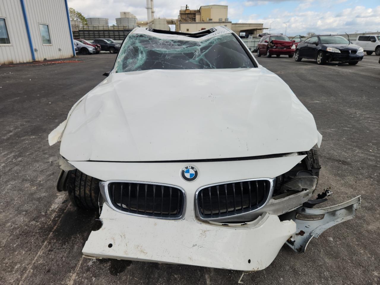 2015 Bmw 428 I White vin: WBA3N3C50FK233328 Damage: Front Bumper Reinforcement, Bent, 1 To 2 Inches