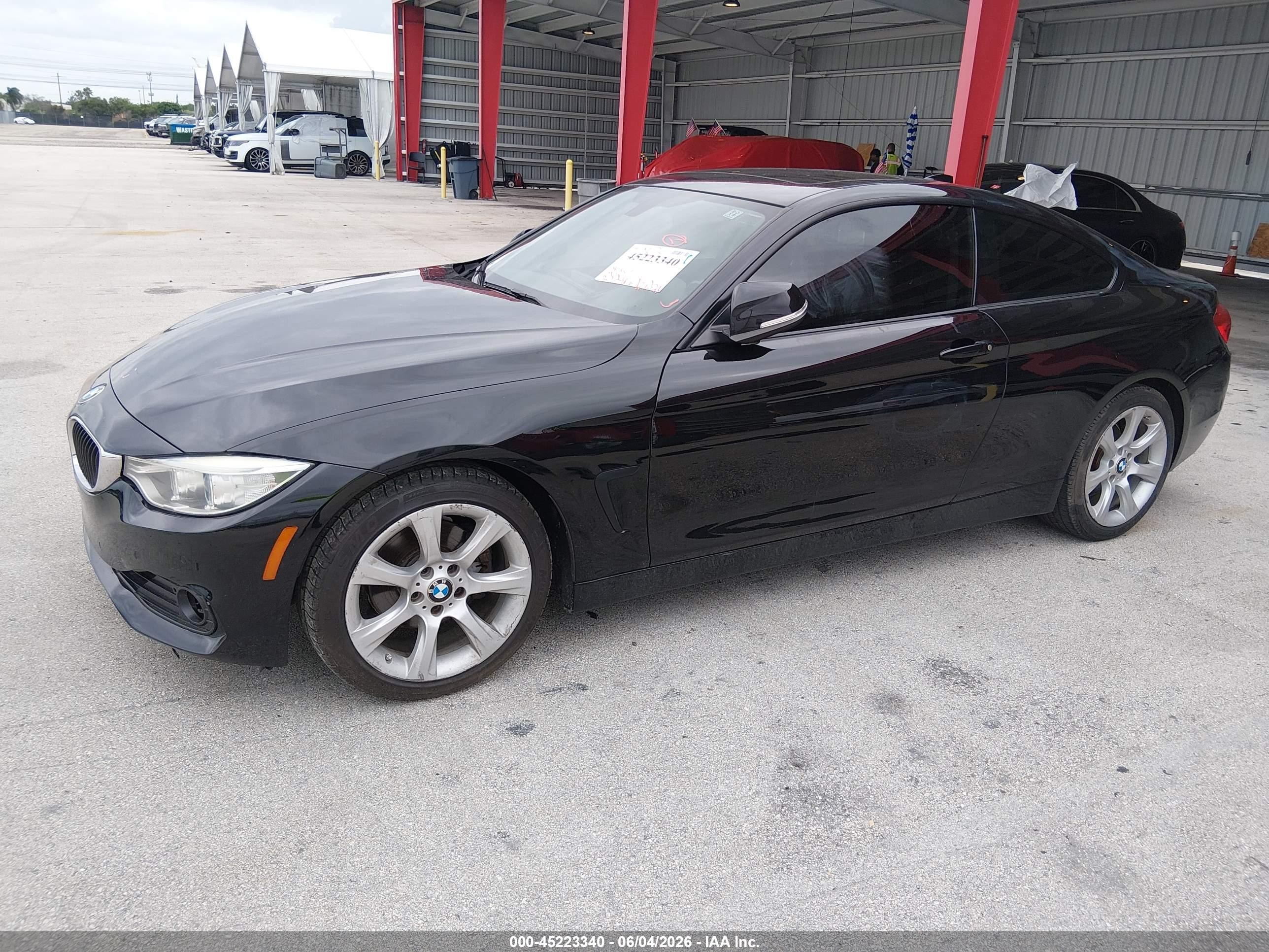 2015 Bmw 428i   Black vin: WBA3N3C50FK233507