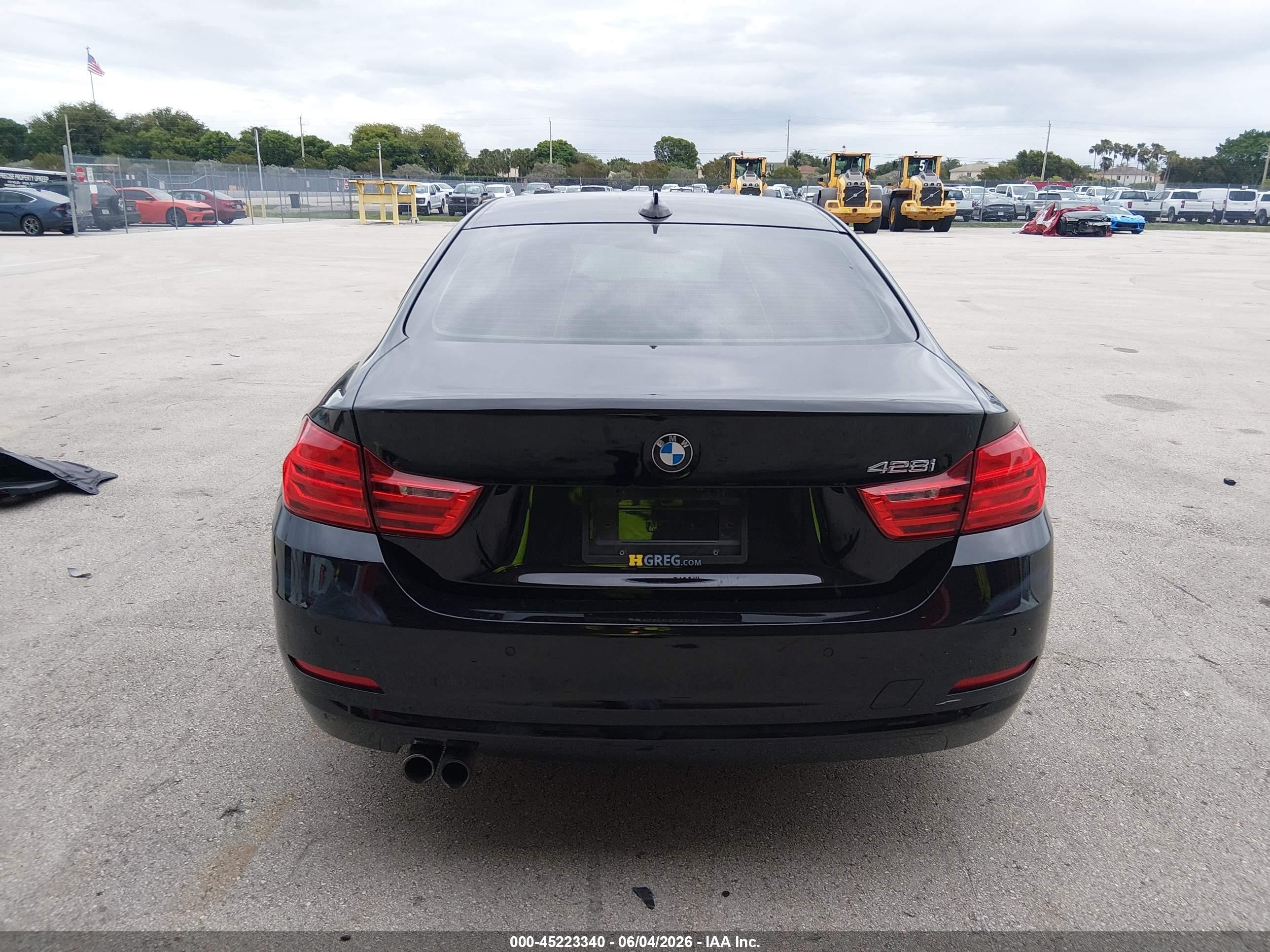 2015 Bmw 428i   Black vin: WBA3N3C50FK233507