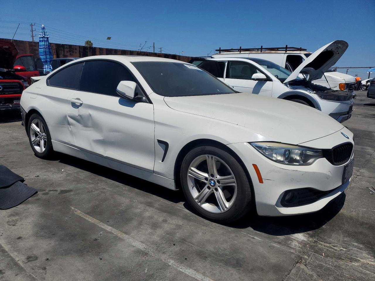 2015 Bmw 428 I White vin: WBA3N3C50FK233815