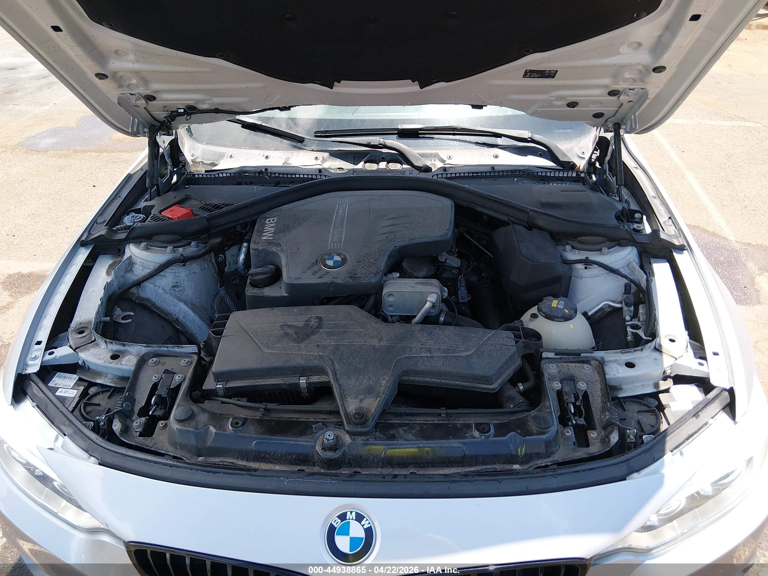 2015 Bmw 428i Silver vin: WBA3N3C50FK234687
