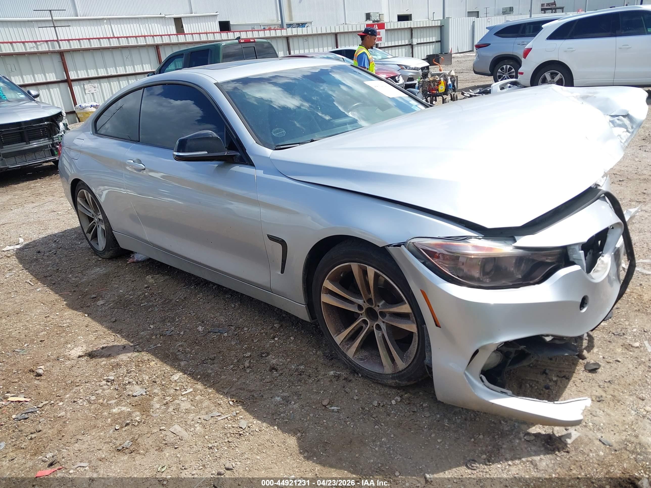2014 Bmw 428i   Серебряный vin: WBA3N3C51EF710632