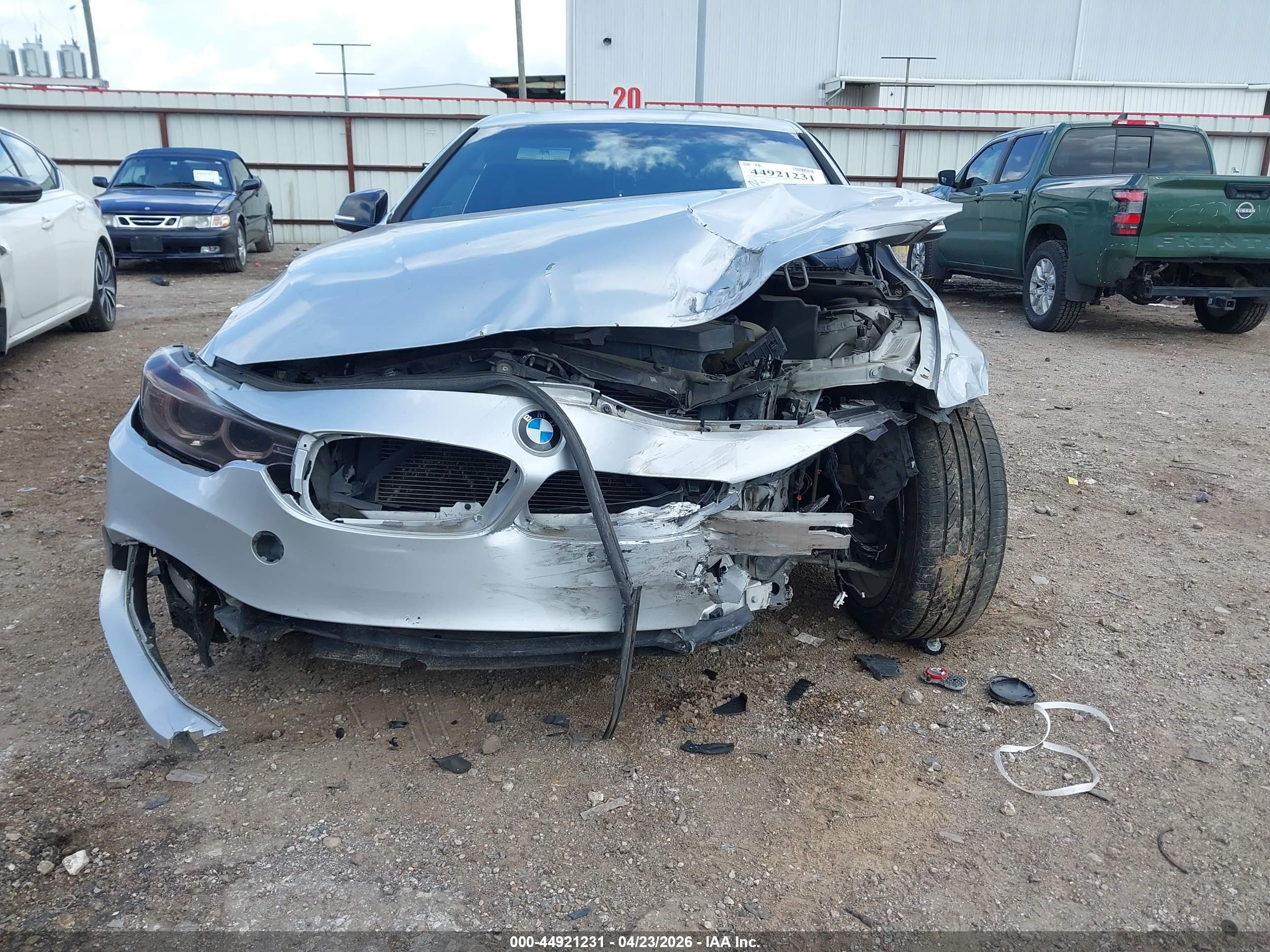 2014 Bmw 428i   Серебряный vin: WBA3N3C51EF710632