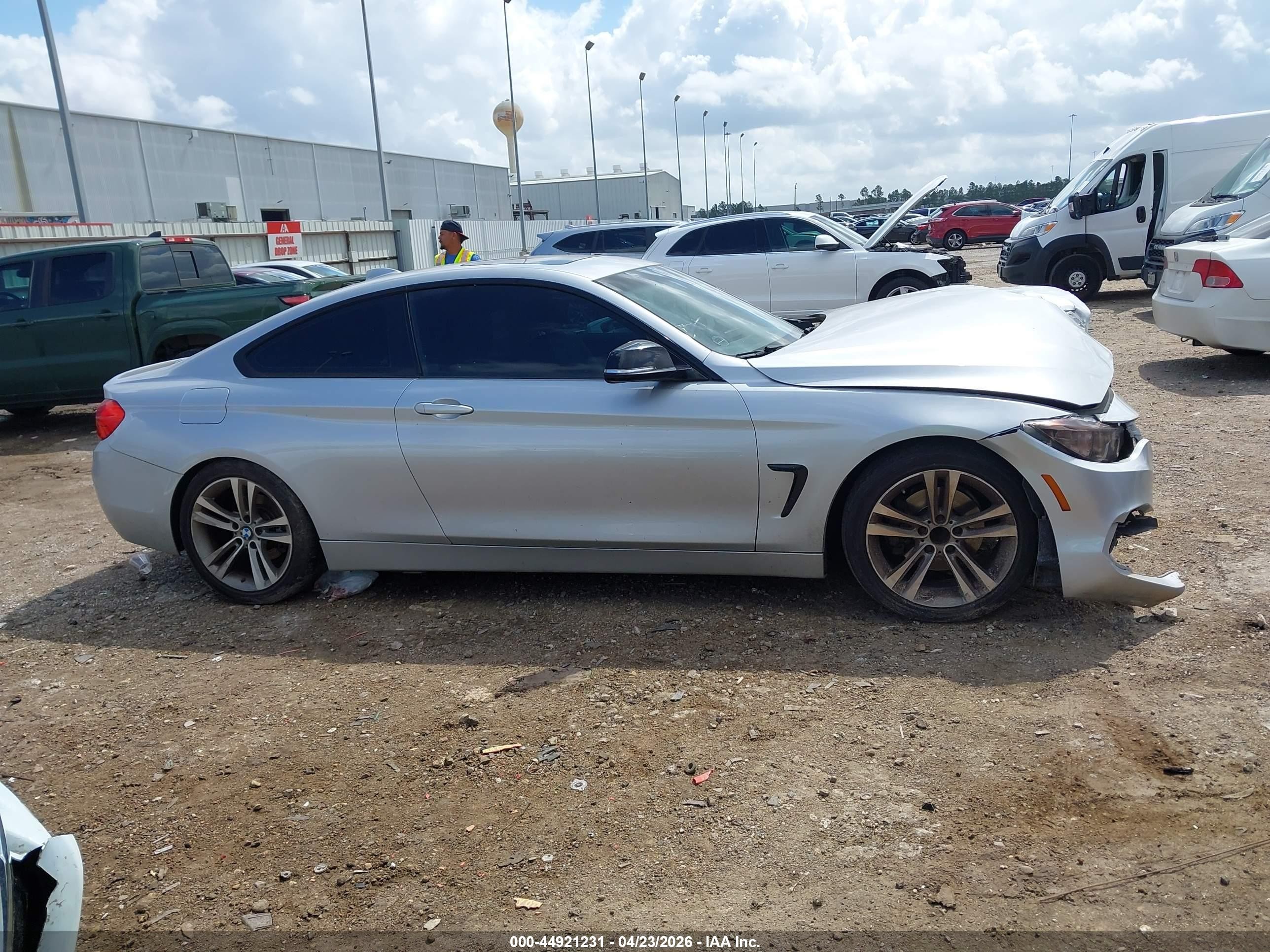 2014 Bmw 428i   Серебряный vin: WBA3N3C51EF710632