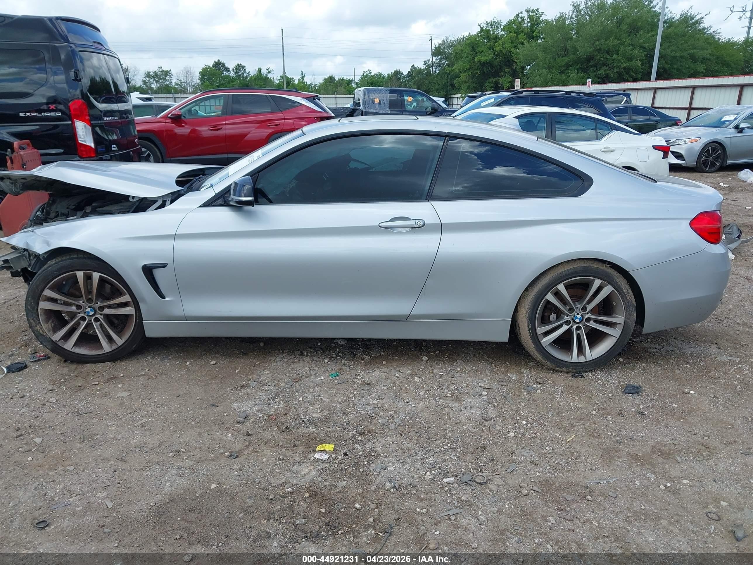 2014 Bmw 428i   Серебряный vin: WBA3N3C51EF710632