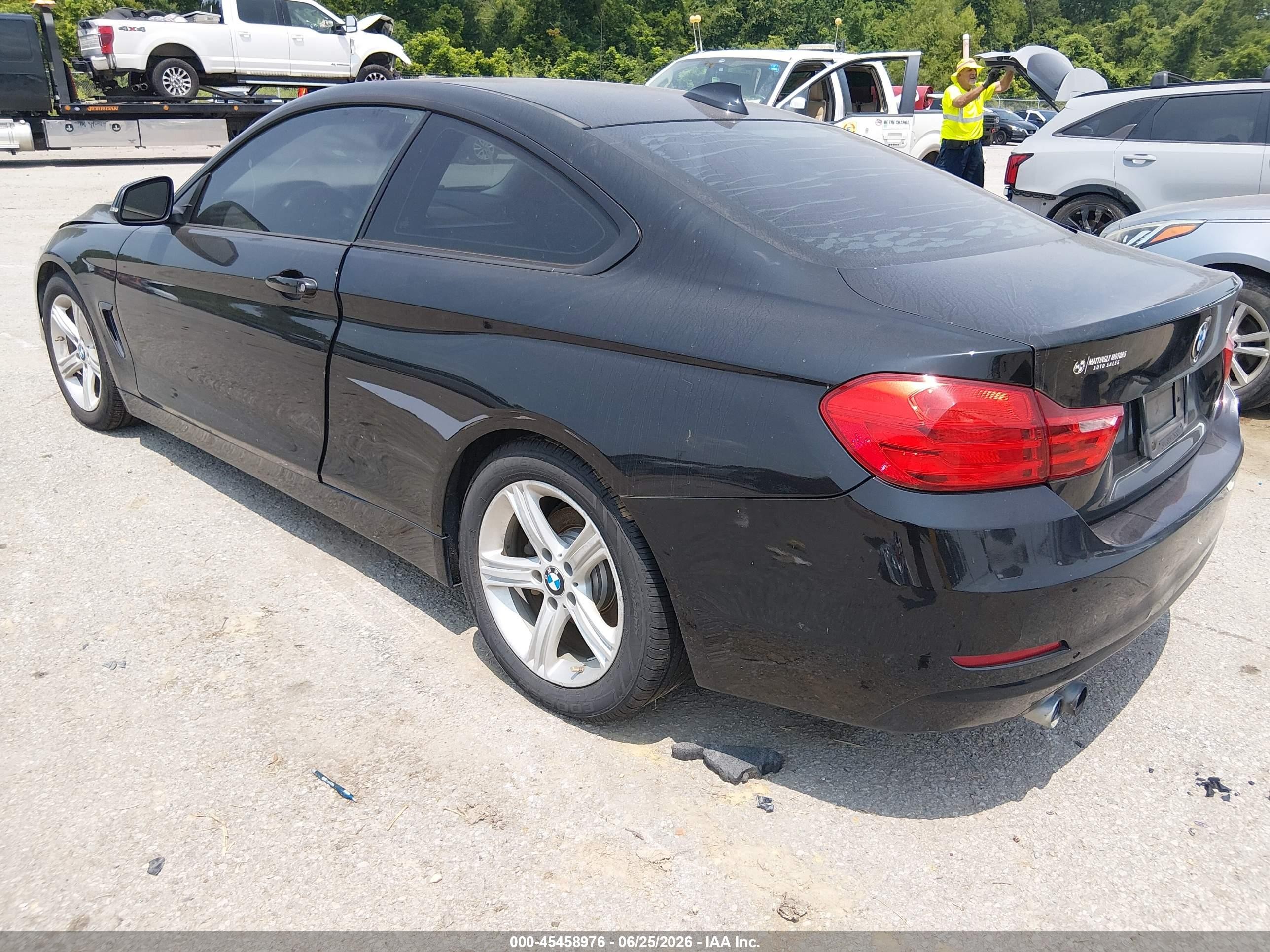 2014 Bmw 428i   Black vin: WBA3N3C51EF710923