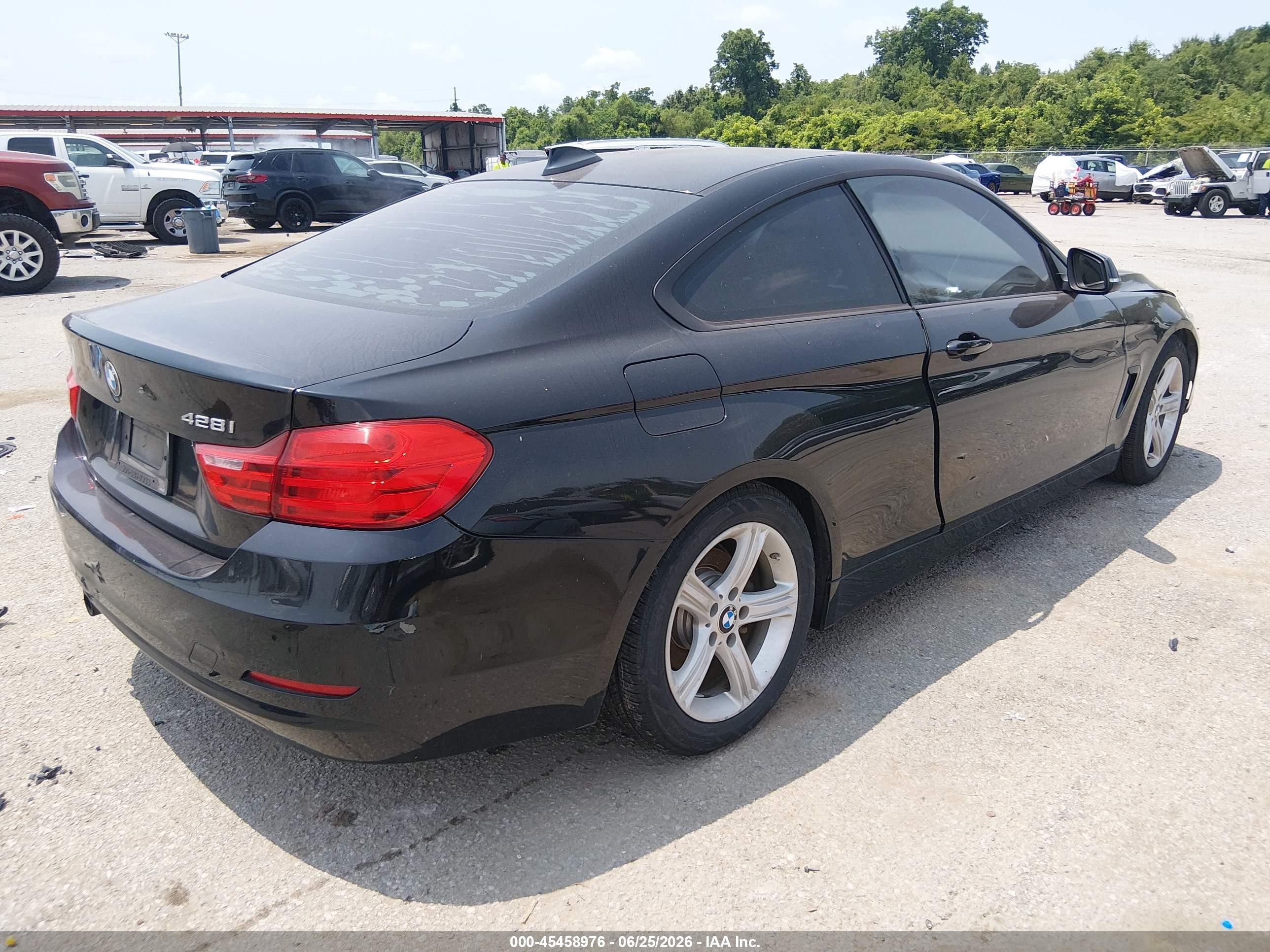 2014 Bmw 428i   Black vin: WBA3N3C51EF710923