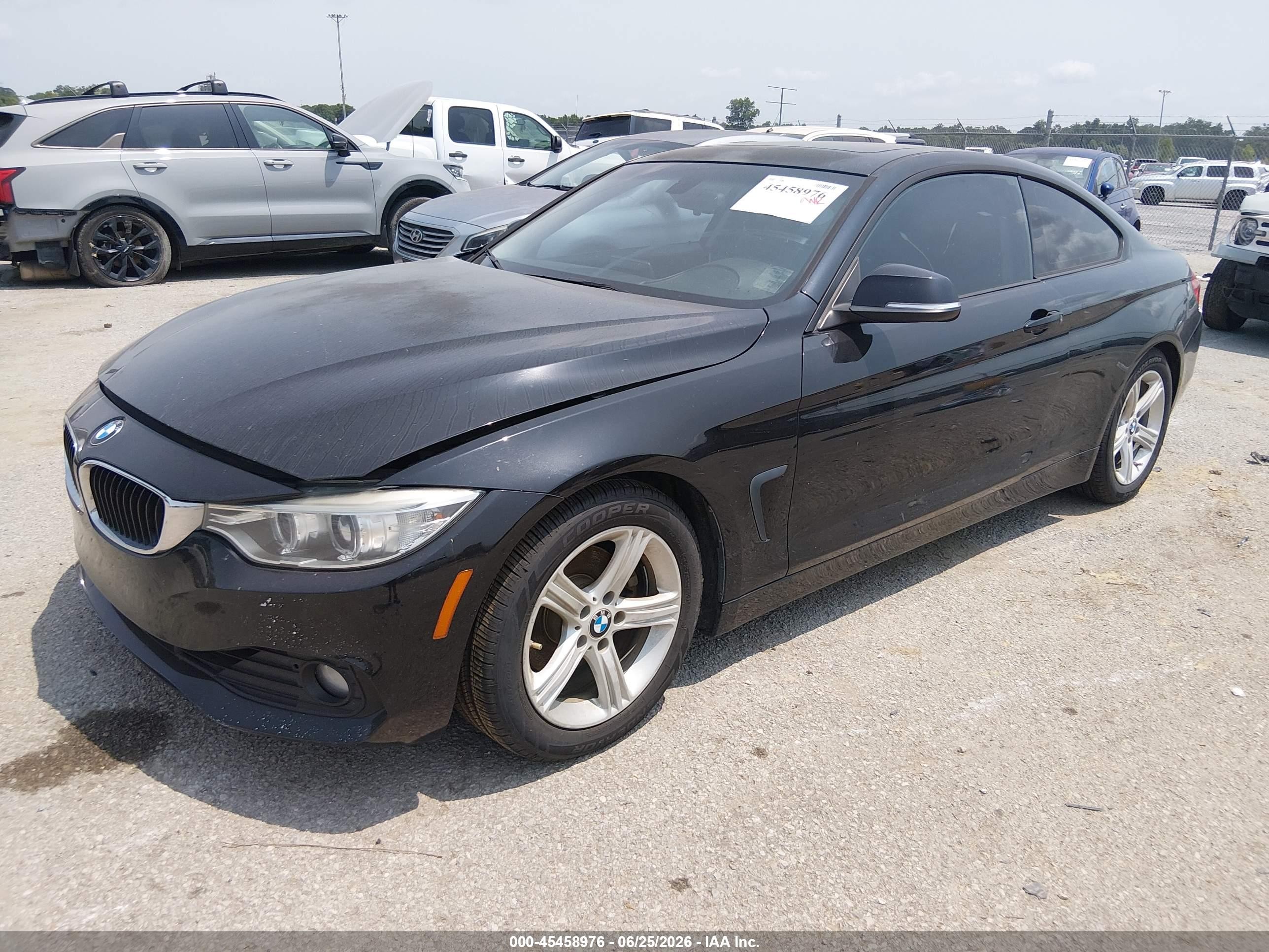 2014 Bmw 428i   Black vin: WBA3N3C51EF710923