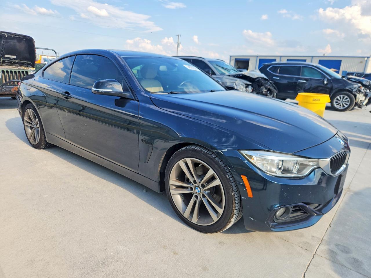 2015 Bmw 428 I Синий vin: WBA3N3C51FK231927