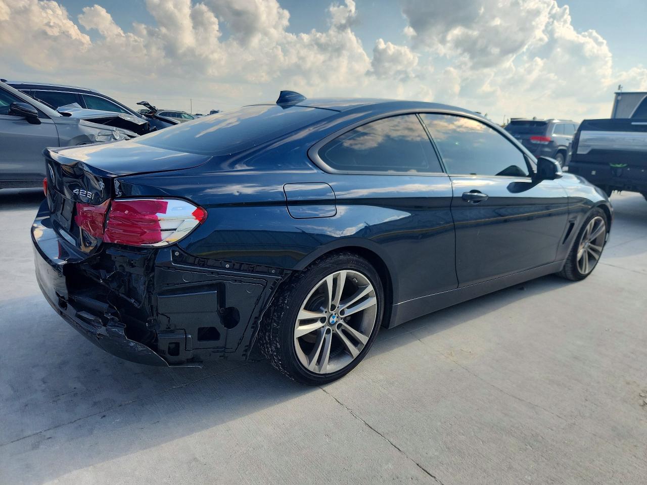 2015 Bmw 428 I Синий vin: WBA3N3C51FK231927