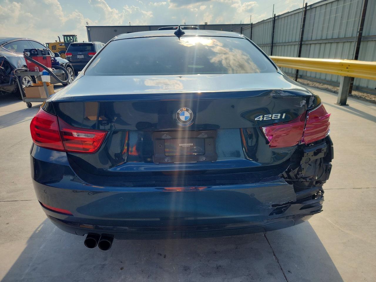 2015 Bmw 428 I Синий vin: WBA3N3C51FK231927