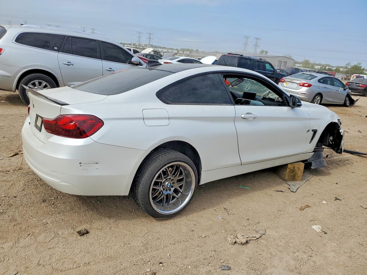 2014 Bmw 428 I White vin: WBA3N3C52EF712633