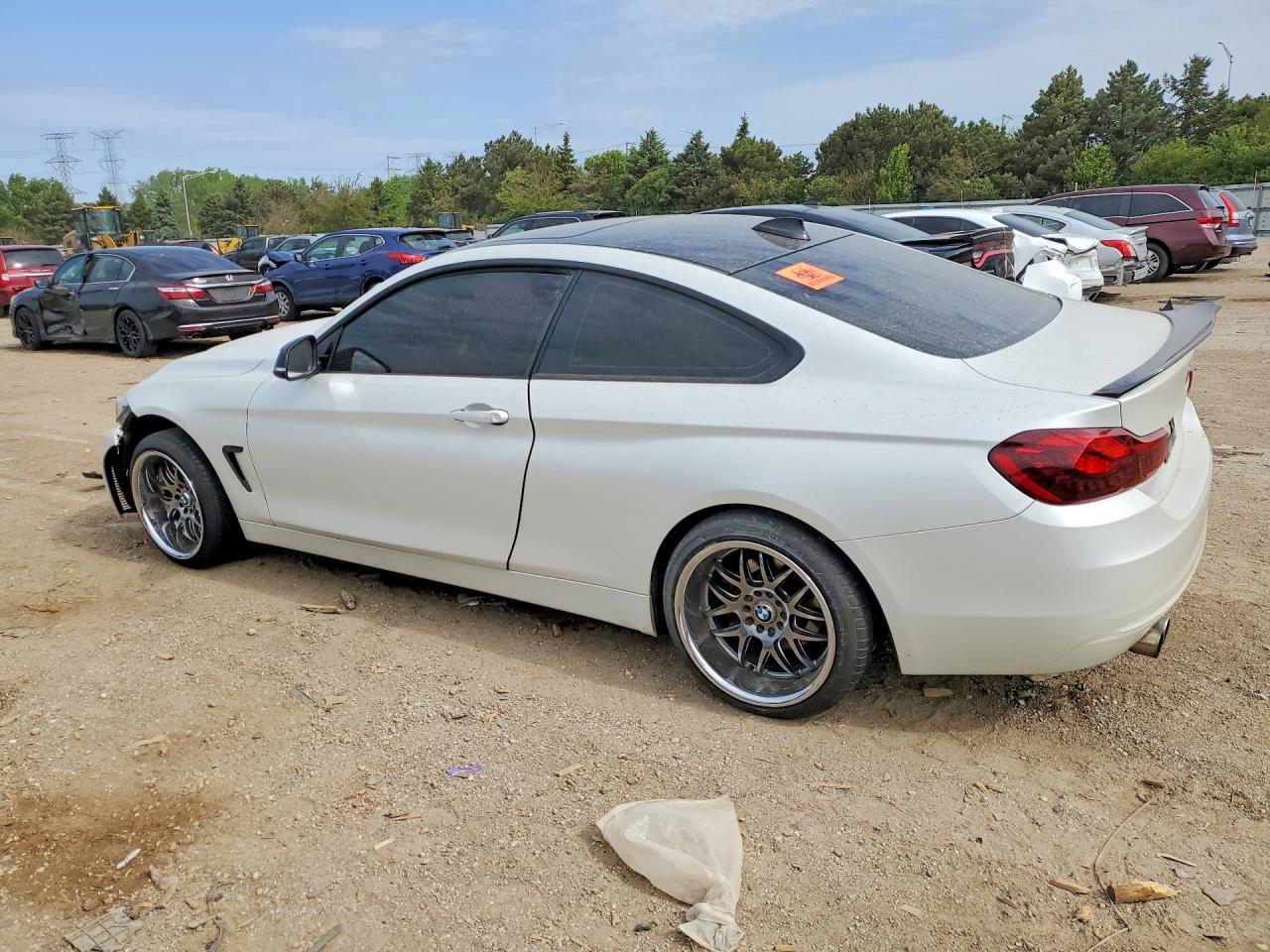 2014 Bmw 428 I White vin: WBA3N3C52EF712633