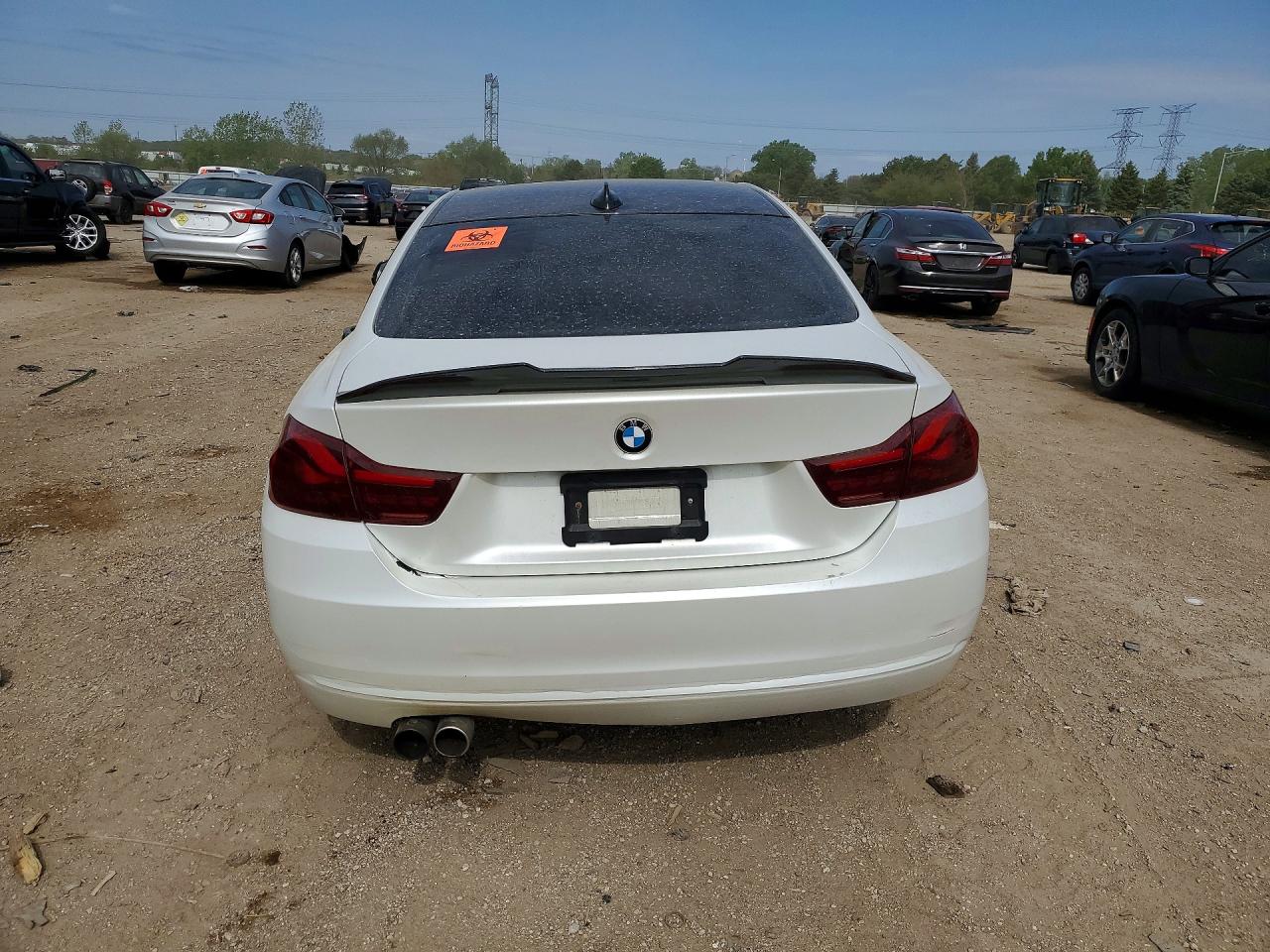 2014 Bmw 428 I White vin: WBA3N3C52EF712633