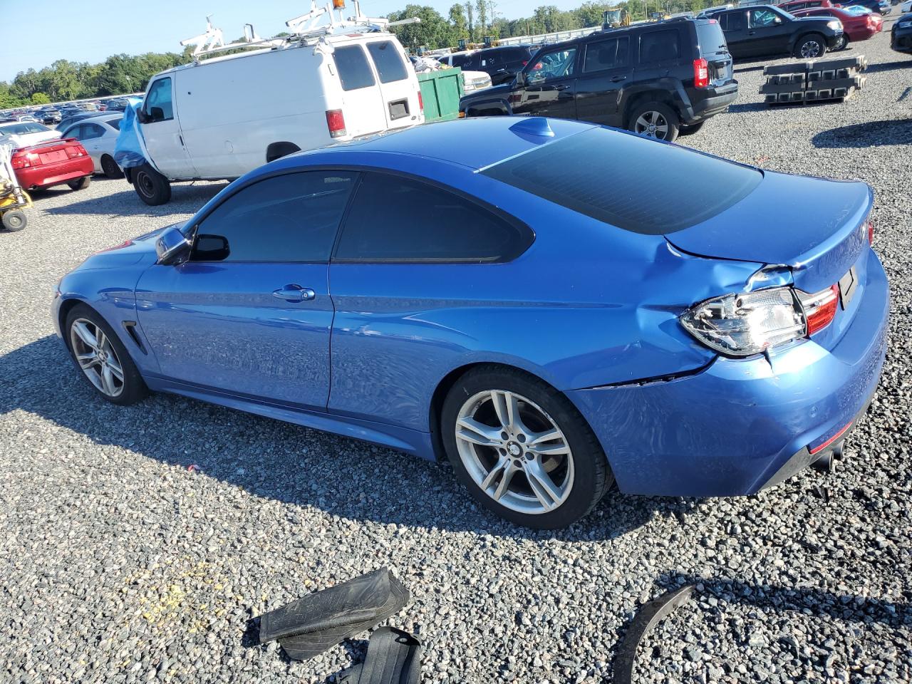 2015 Bmw 428 I Blue vin: WBA3N3C52FK234206