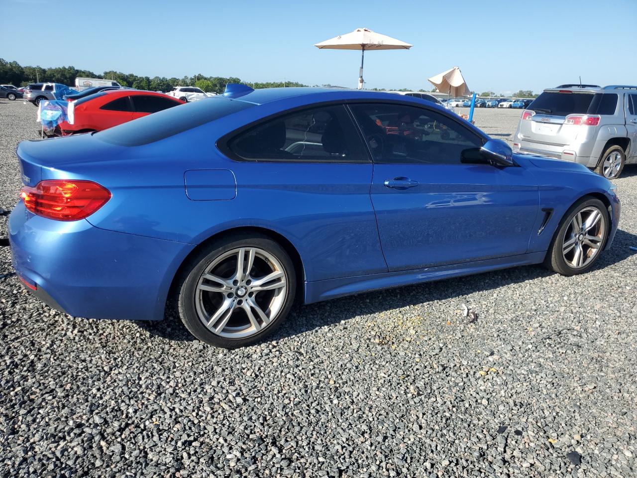 2015 Bmw 428 I Blue vin: WBA3N3C52FK234206