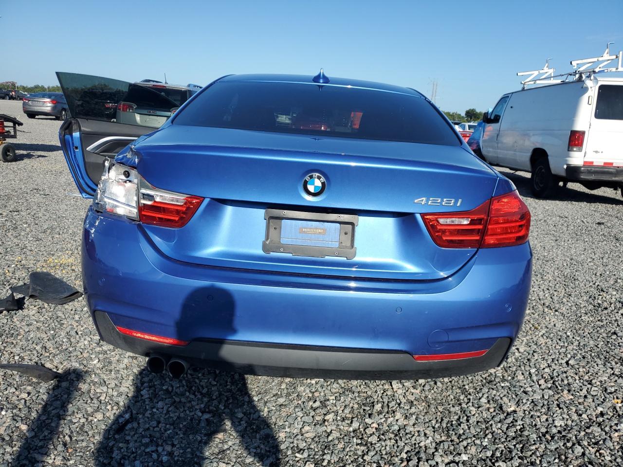 2015 Bmw 428 I Blue vin: WBA3N3C52FK234206