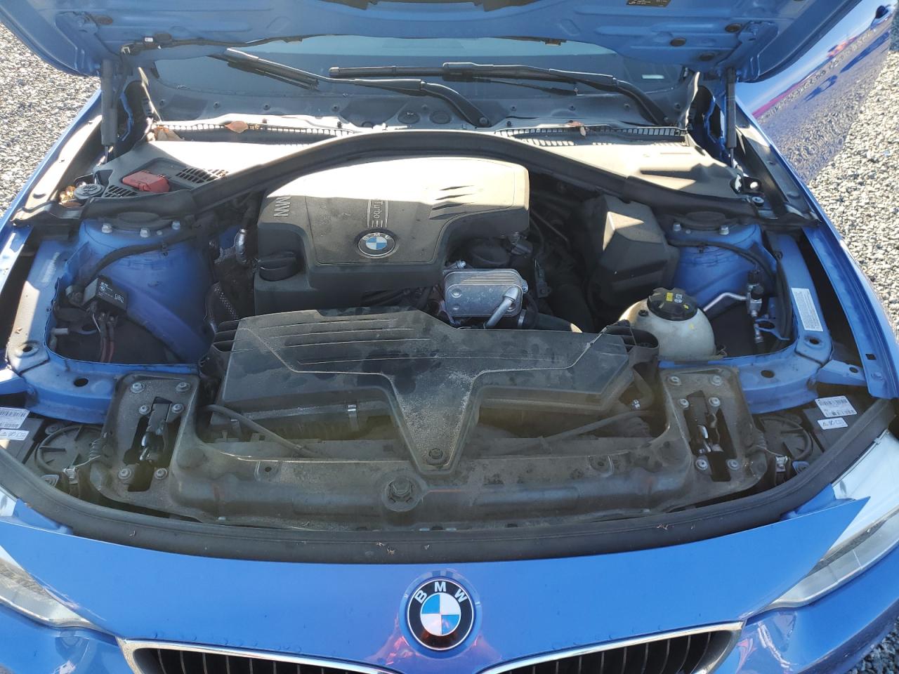 2015 Bmw 428 I Blue vin: WBA3N3C52FK234206