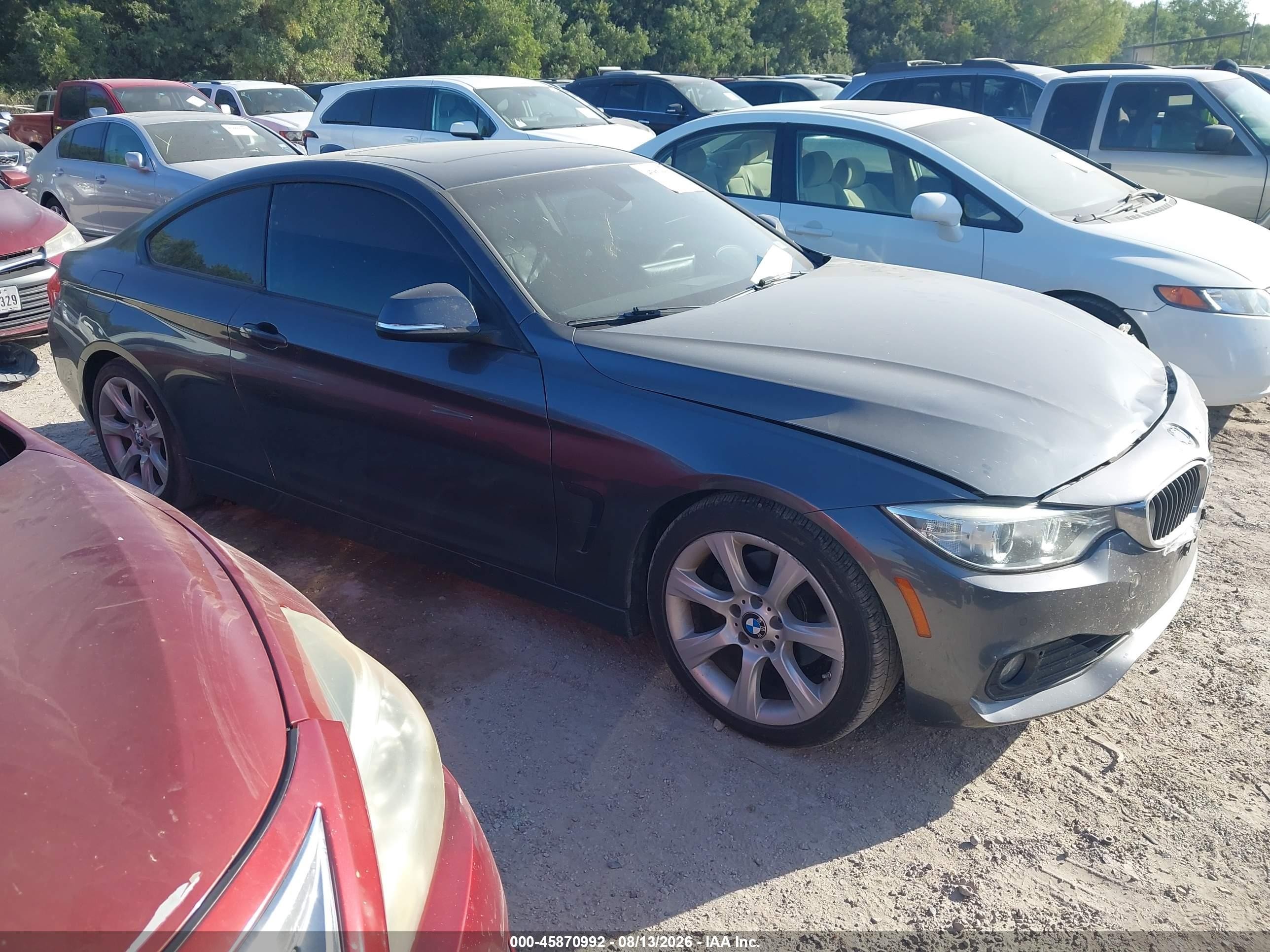 2015 Bmw 428i   Black vin: WBA3N3C52FK234495