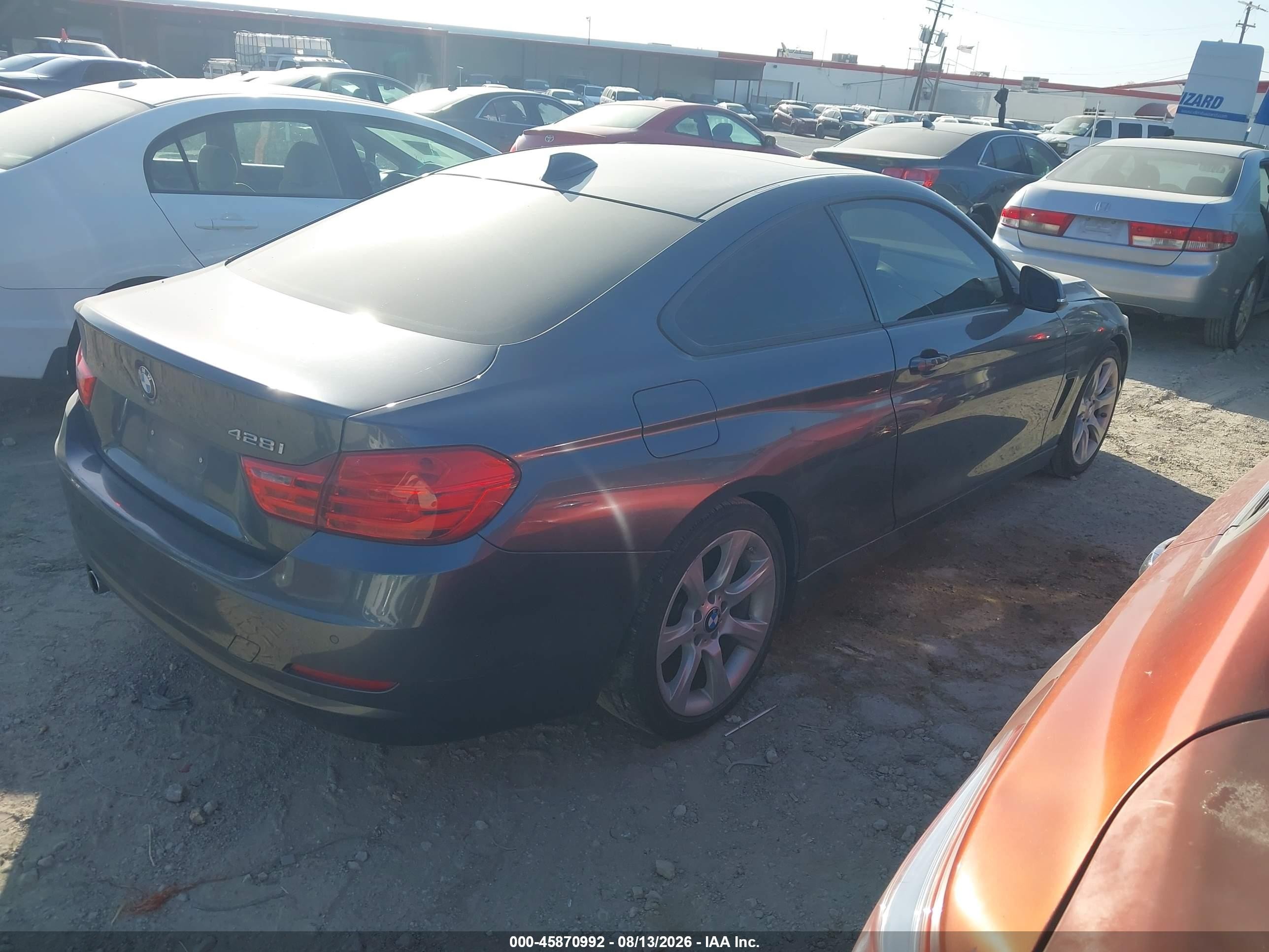 2015 Bmw 428i   Black vin: WBA3N3C52FK234495