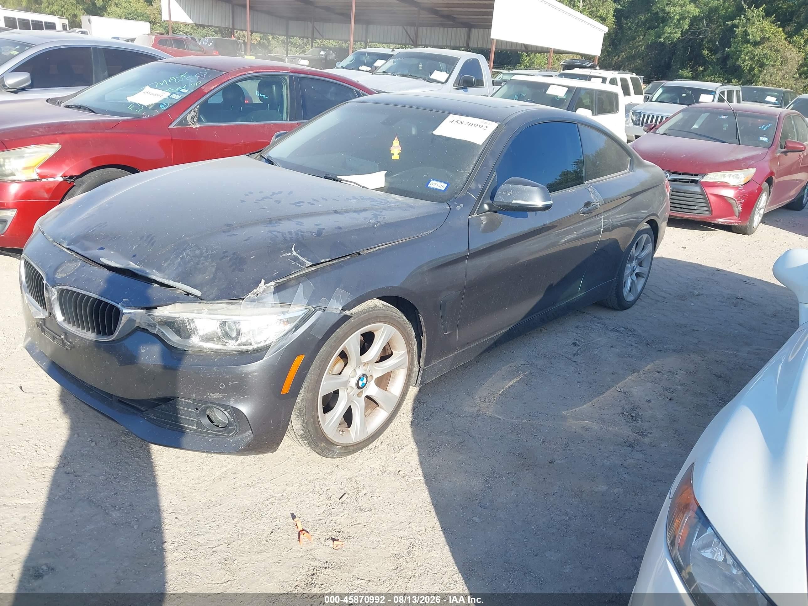 2015 Bmw 428i   Black vin: WBA3N3C52FK234495