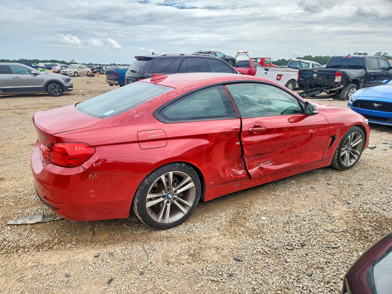 2014 Bmw 428 I Red vin: WBA3N3C53EF711829