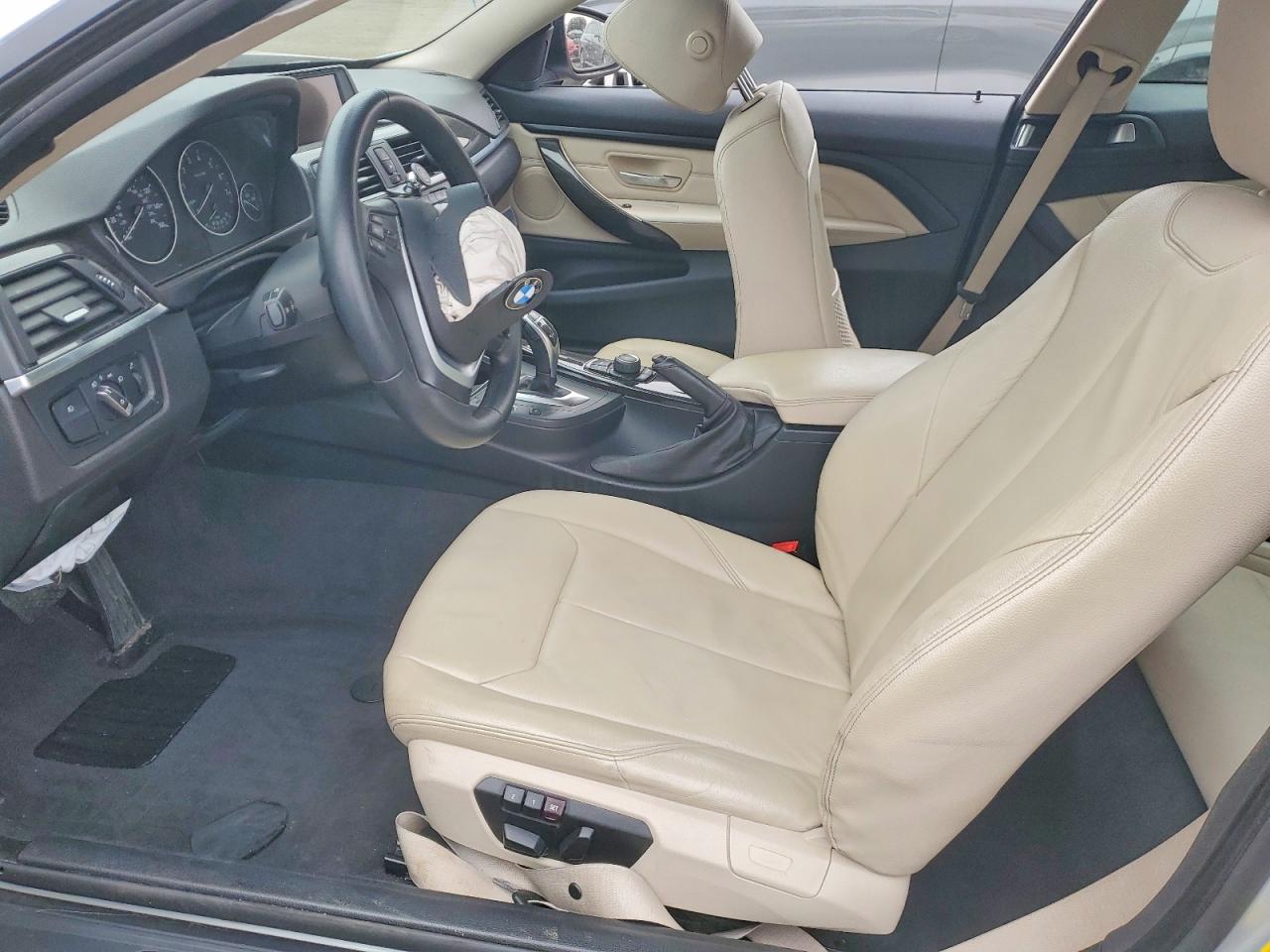 2015 Bmw 428 I Silver vin: WBA3N3C53FK233016