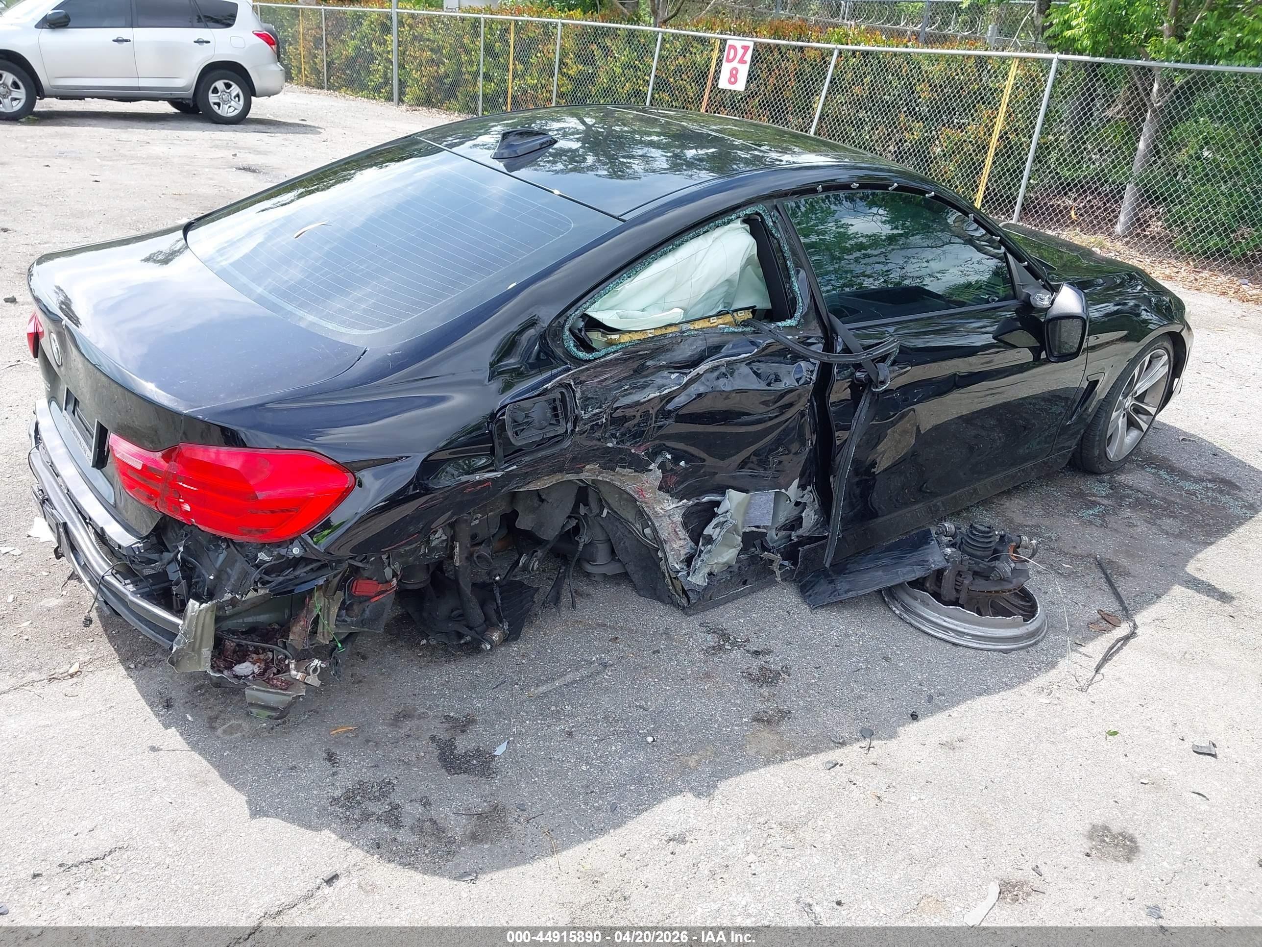 2015 Bmw 428i   Черный vin: WBA3N3C54FK233753