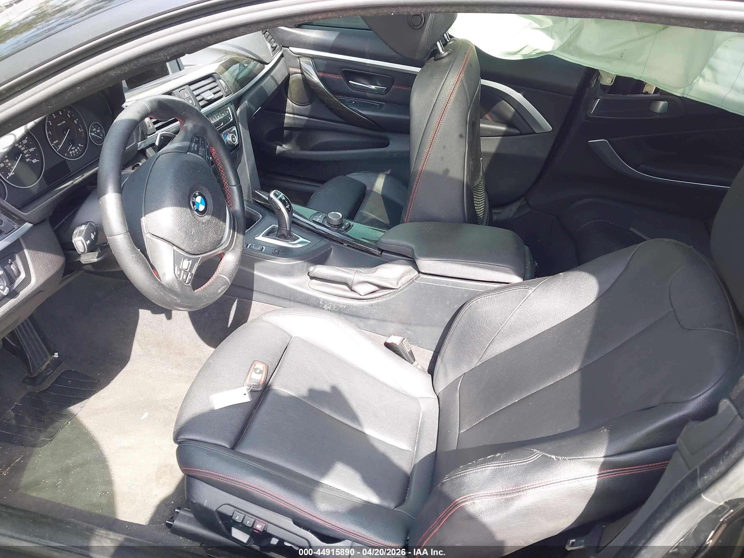 2015 Bmw 428i   Черный vin: WBA3N3C54FK233753