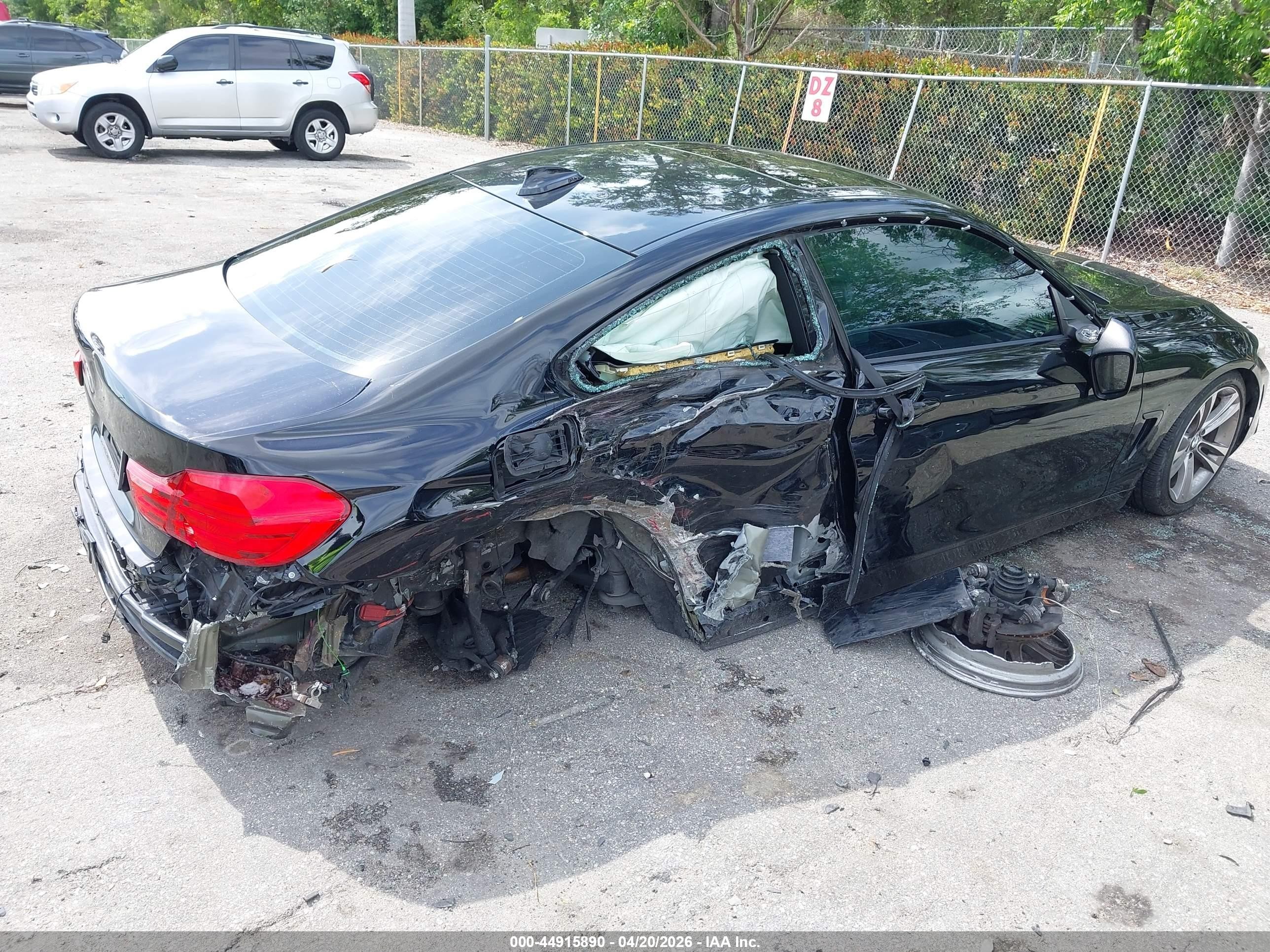 2015 Bmw 428i   Черный vin: WBA3N3C54FK233753