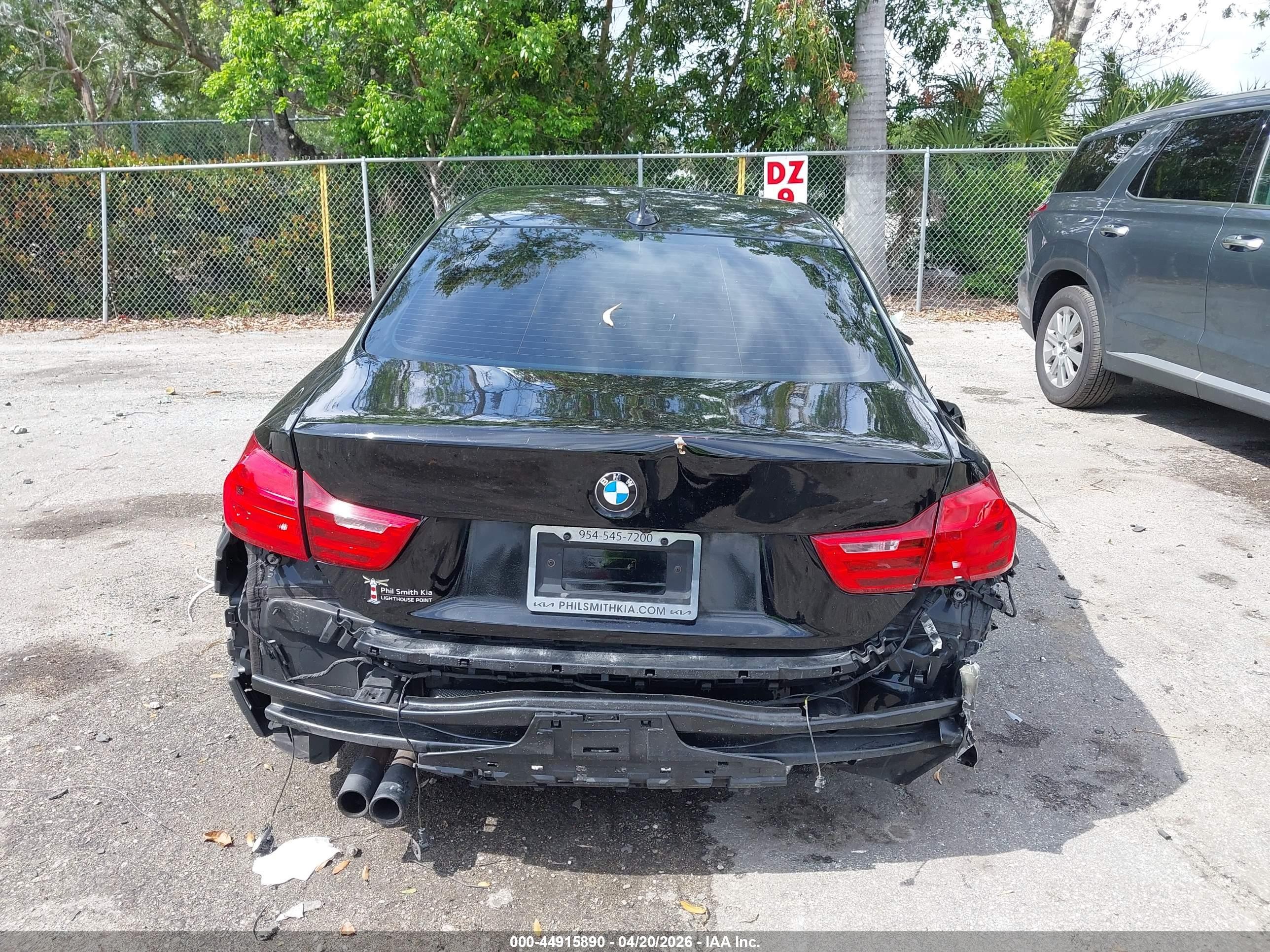 2015 Bmw 428i   Черный vin: WBA3N3C54FK233753