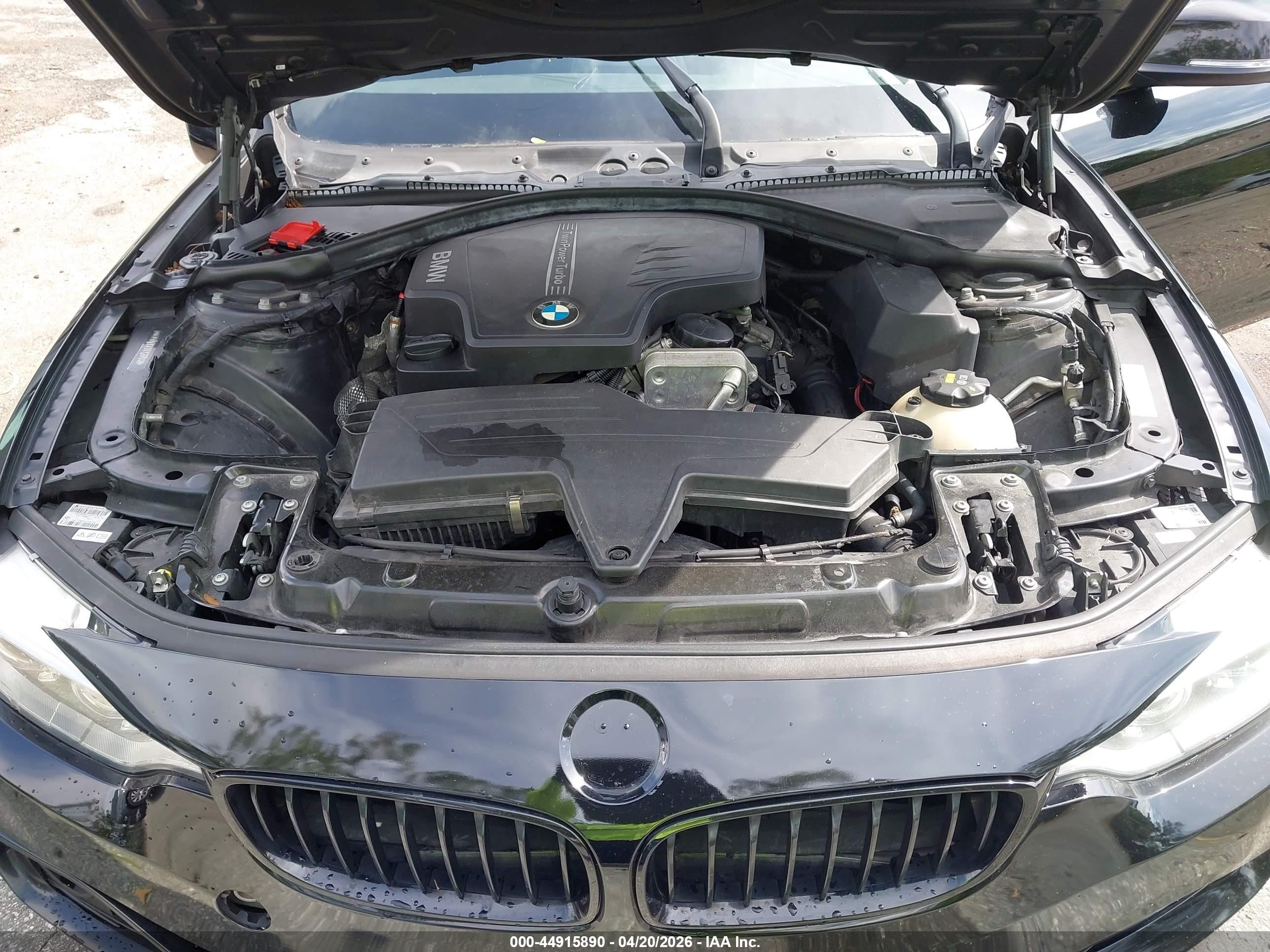 2015 Bmw 428i   Черный vin: WBA3N3C54FK233753