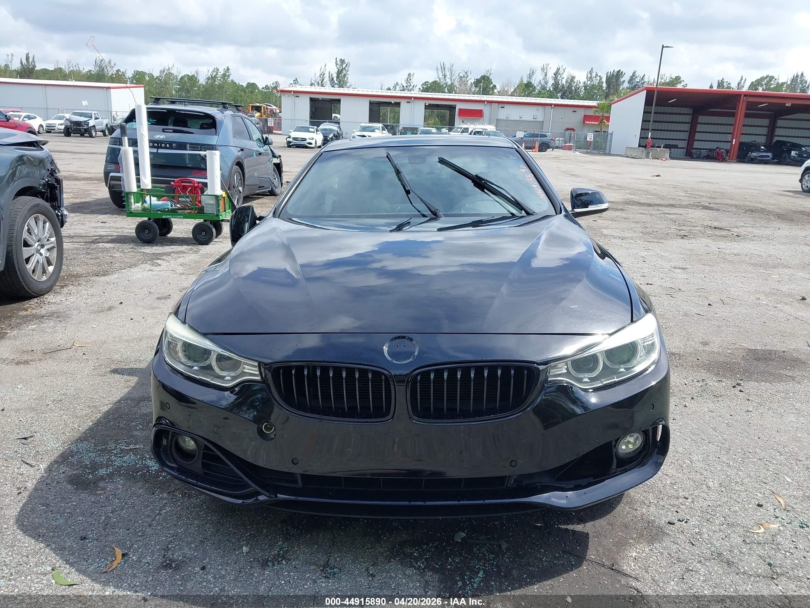 2015 Bmw 428i   Черный vin: WBA3N3C54FK233753